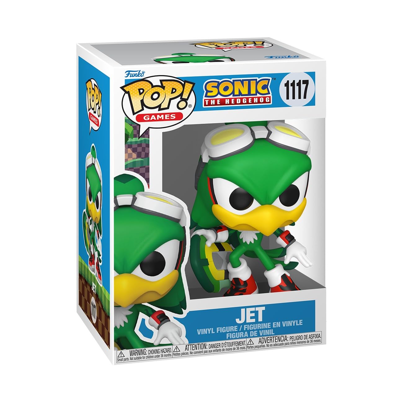 Funko Pop! Videojuegos: Sonic the Hedgehog - Jet the Hawk