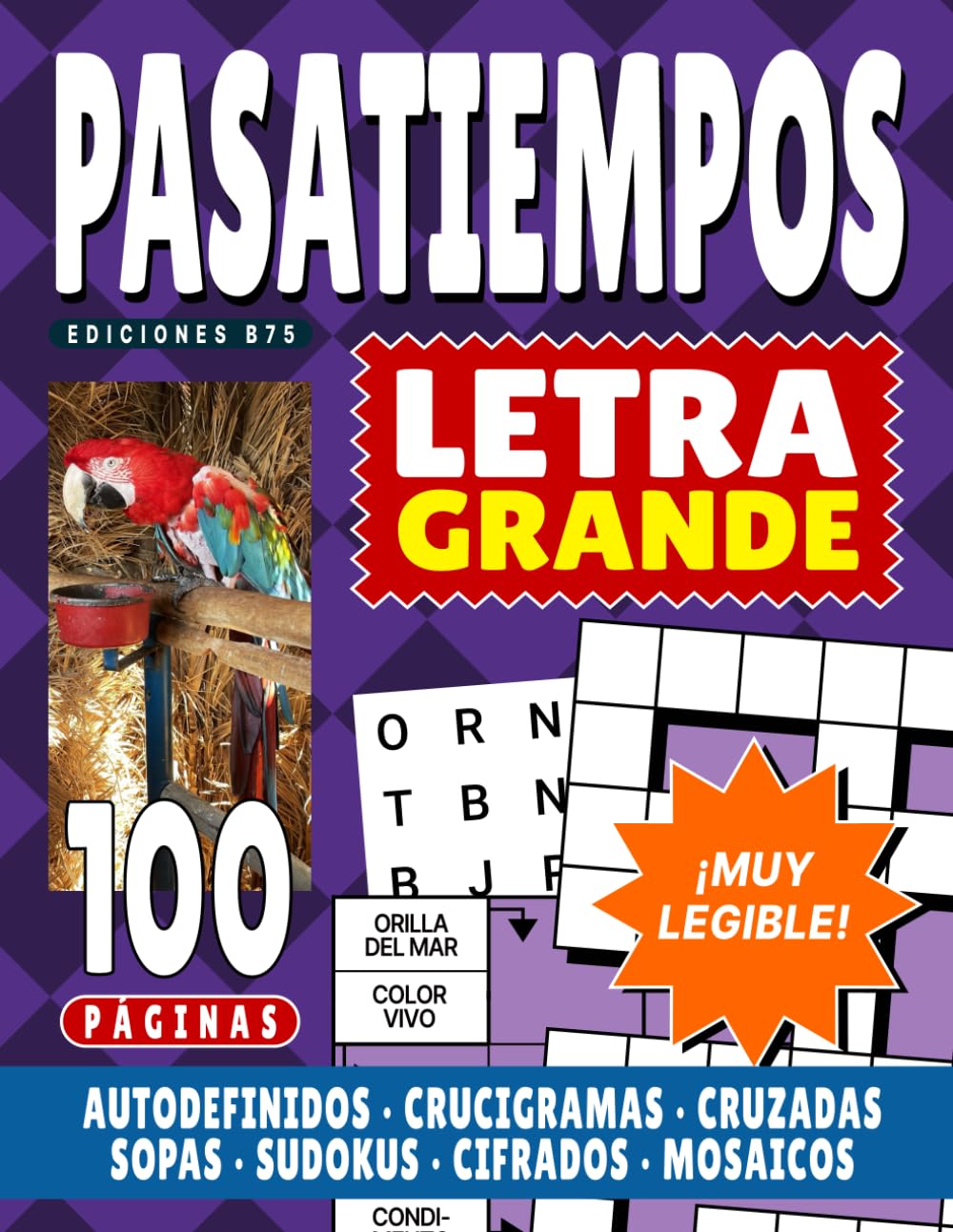 Libro: Pasatiempos letra grande (Spanish Edition)