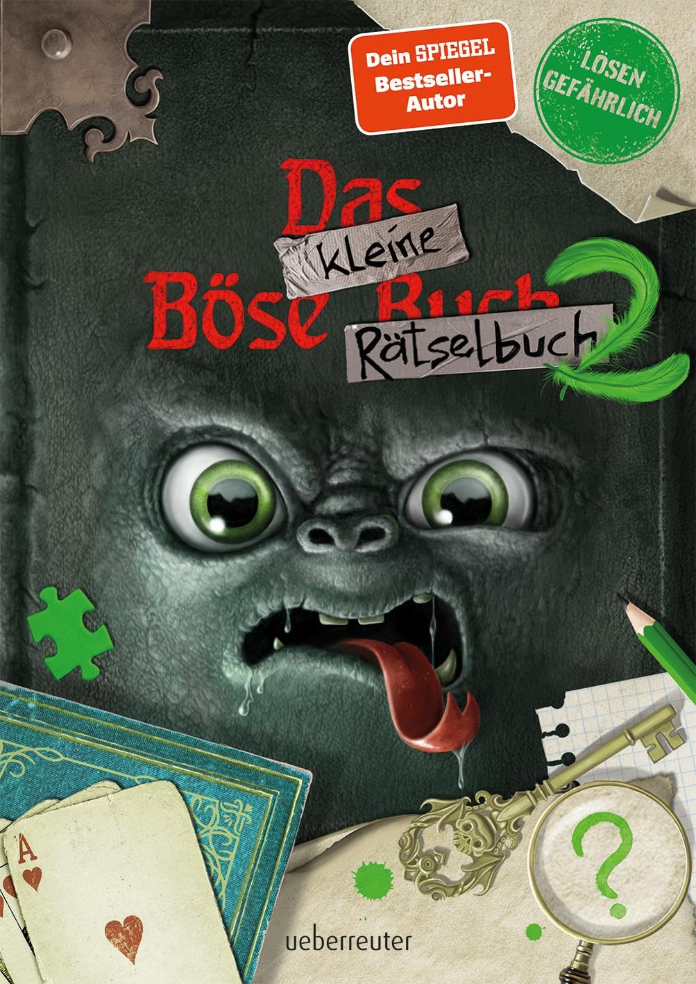 Libro: Das kleine Böse Rätselbuch 2 (Das kleine Böse Buch): Lösen gefährlich!