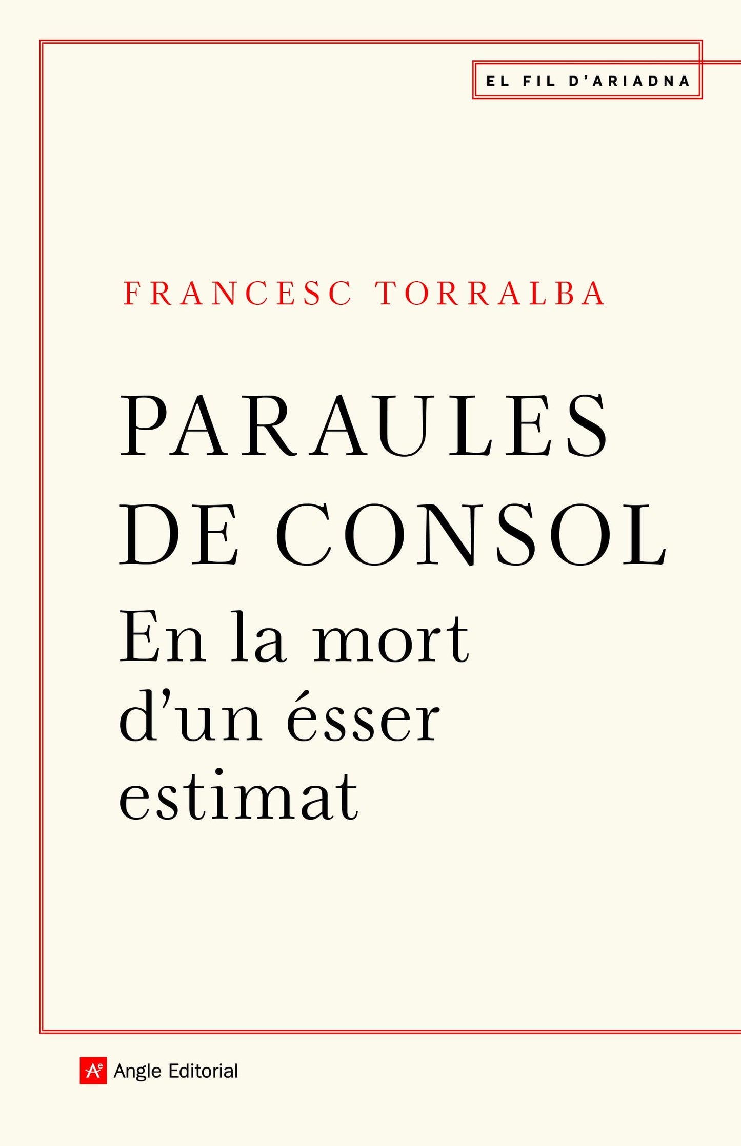 Libro: Paraules de consol: En la mort d'un ésser estimat
