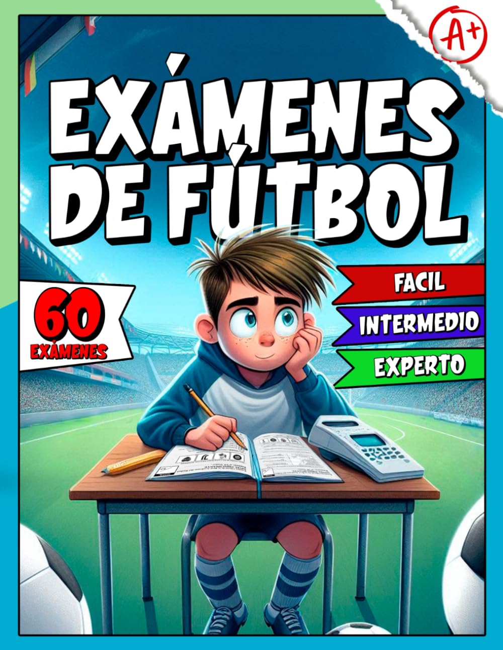 Libro: EXÁMENES DE FUTBOL: Libro de exámenes de fútbol nivel facil, medio y experto. (Spanish Edition)