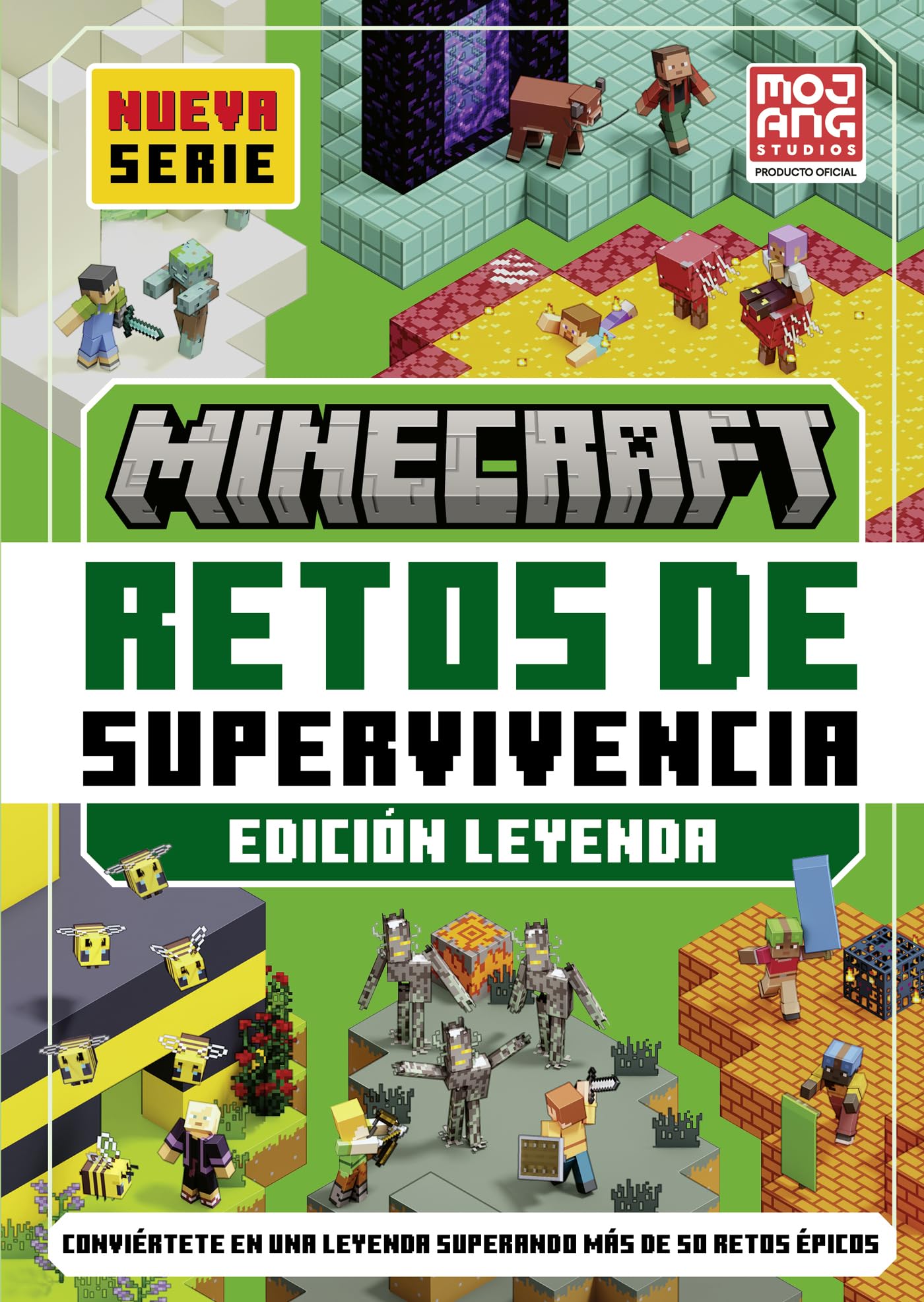Libro: Minecraft oficial: Retos de supervivencia 2 (Edición leyenda)