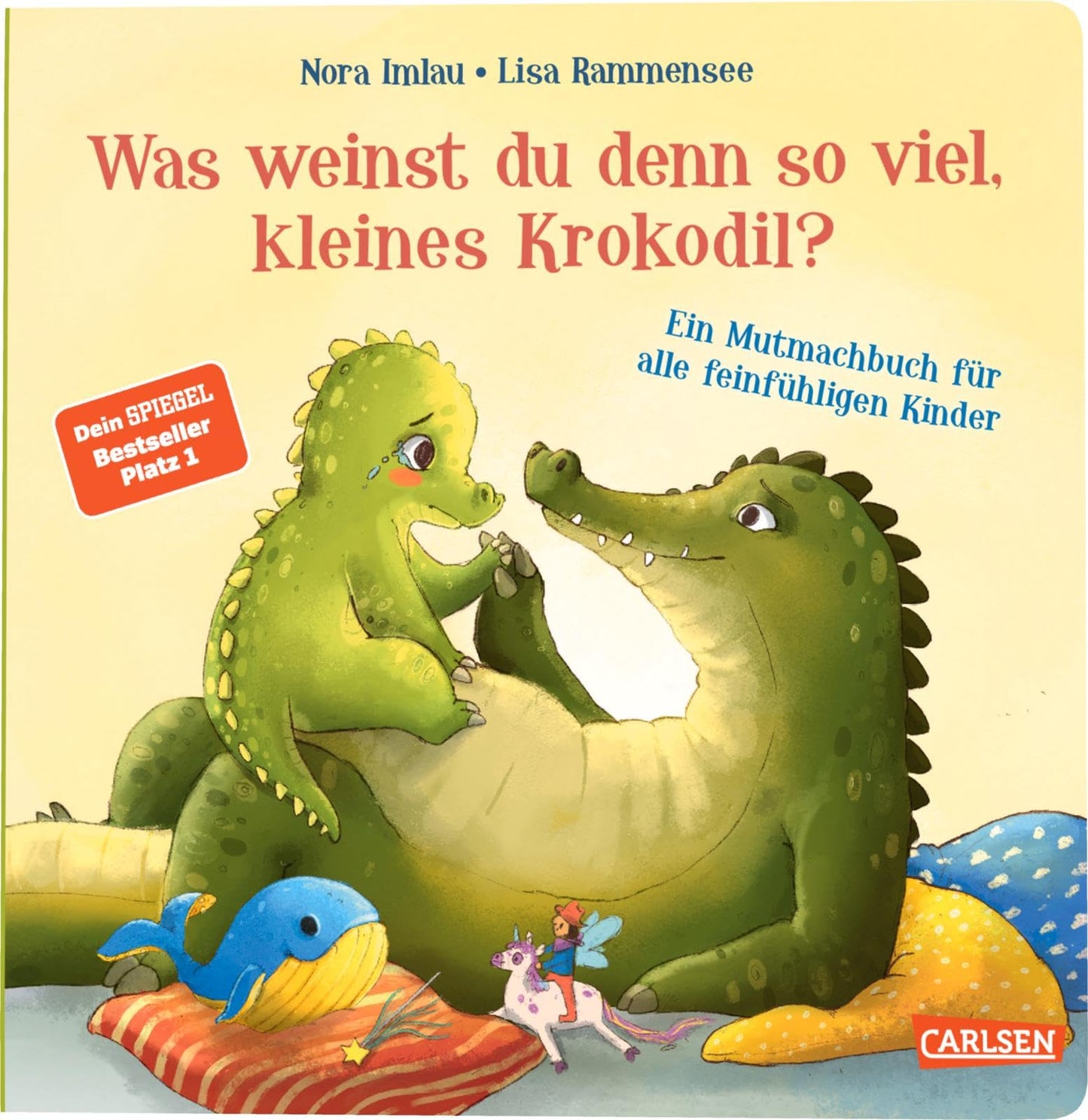 Libro: Was weinst du denn so viel, kleines Krokodil?: Ein Mutmachbuch für alle feinfühligen Kinder | Pappbilderbuch ab 2