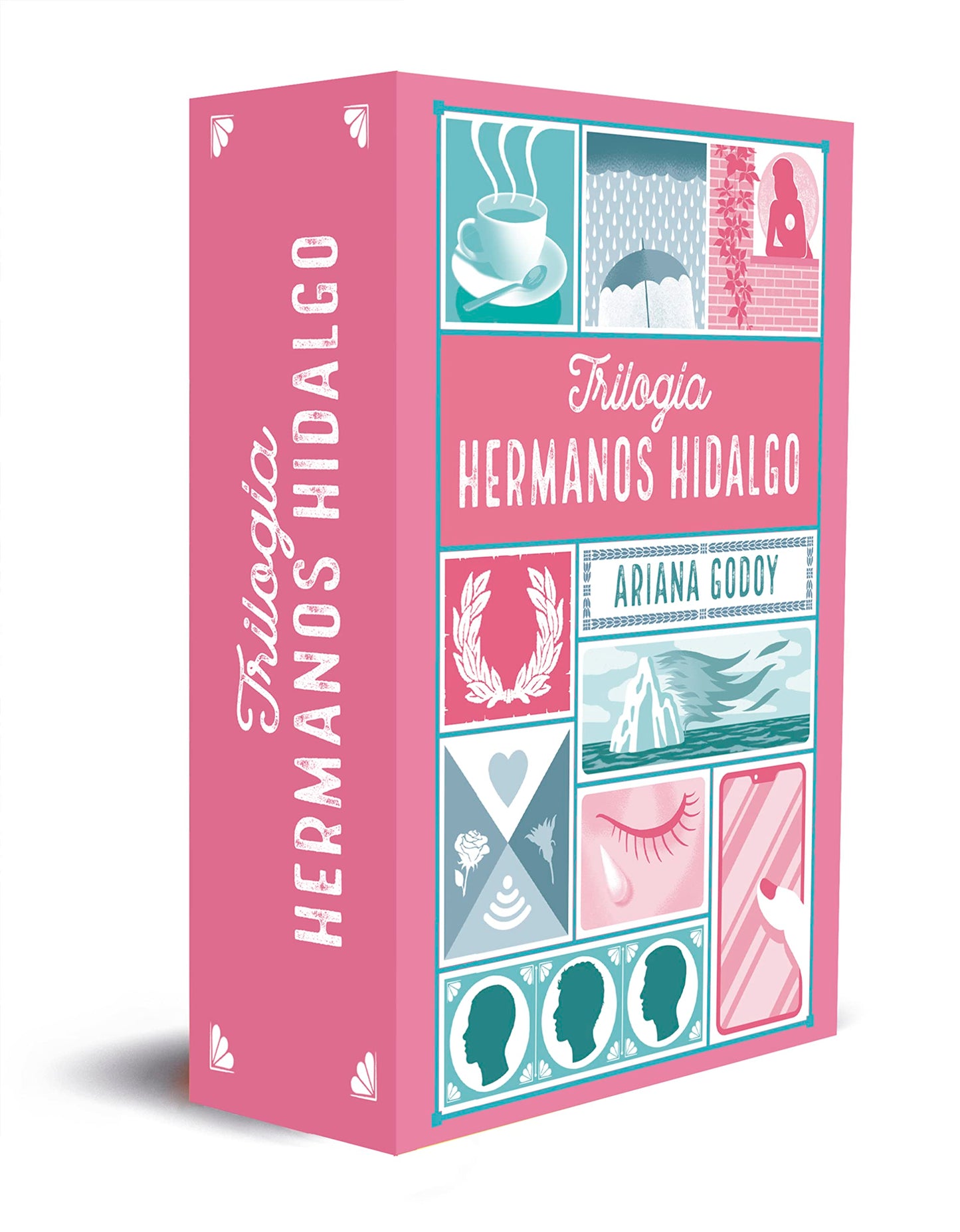 Libro: Trilogía Hermanos Hidalgo (edición estuche con las 3 novelas) (Trilogía Hermanos Hidalgo): A Través De Mi Ventana / a Través De Ti / a ... Through You / through the Rain (Wattpad)