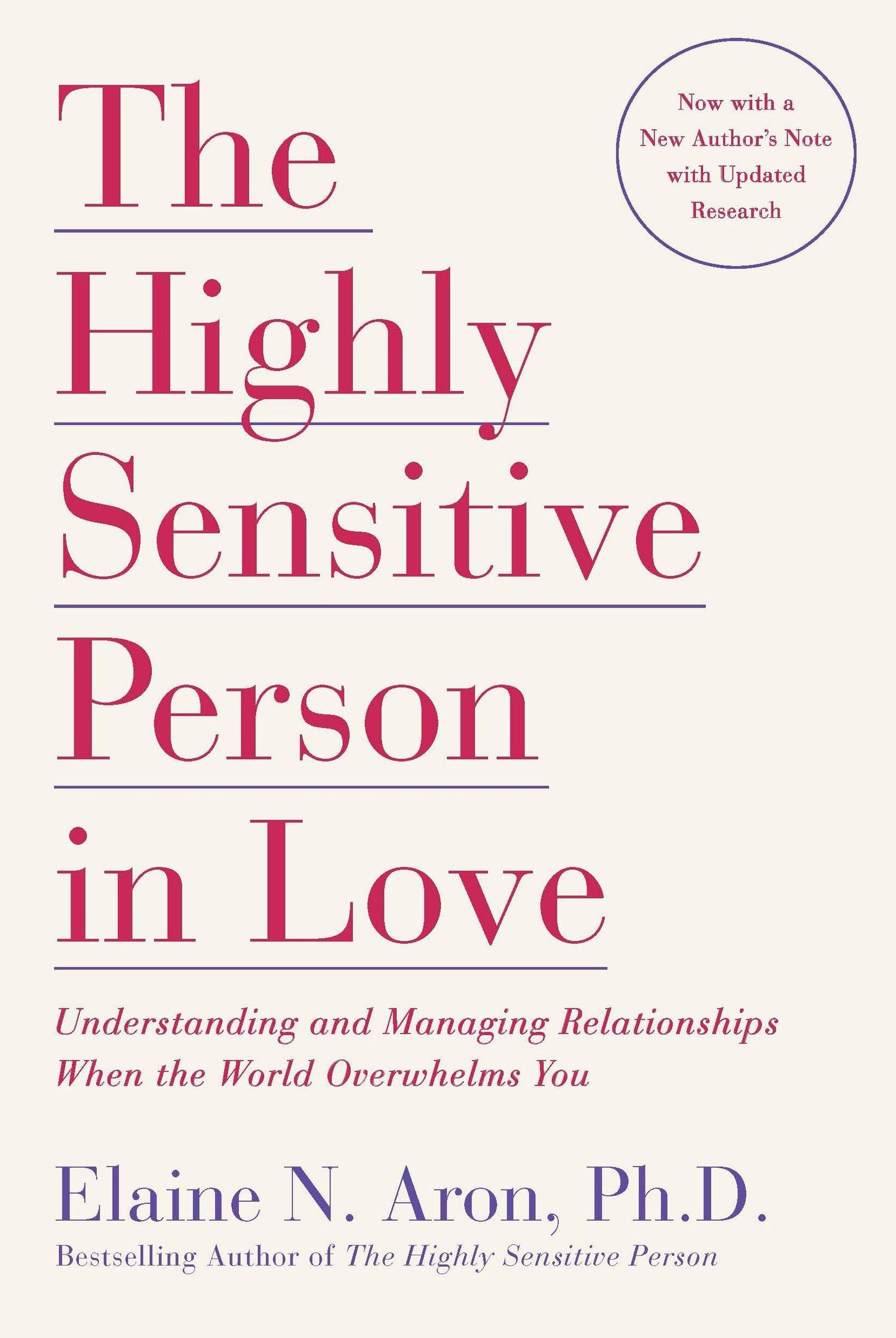 Libro: The Highly Sensitive Person in Love: Understanding and Managing Relationships When the World Overwhelms You