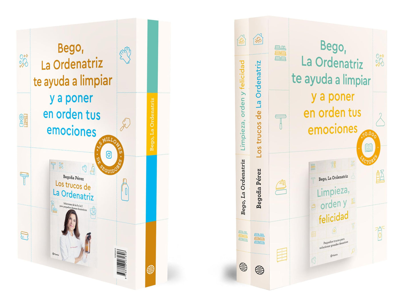 Libro: Estuche La Ordenatriz (Limpieza, orden y felicidad + Los trucos de La Ordenatriz: Las tareas del hogar son infinitas, pero con La Ordenatriz tendrás la vida más fácil (Prácticos)