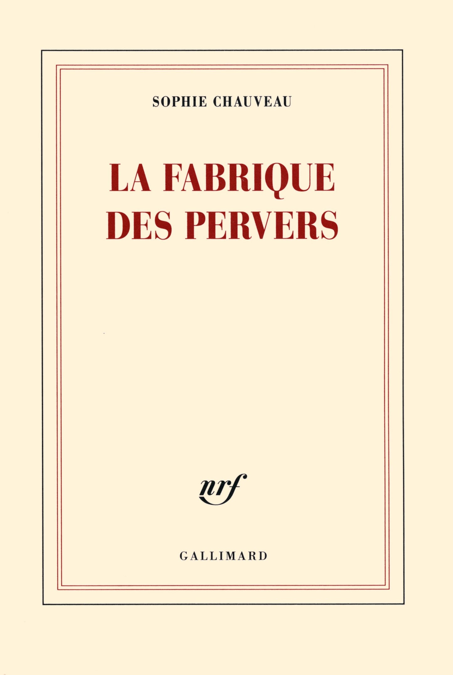 Libro: La fabrique des pervers