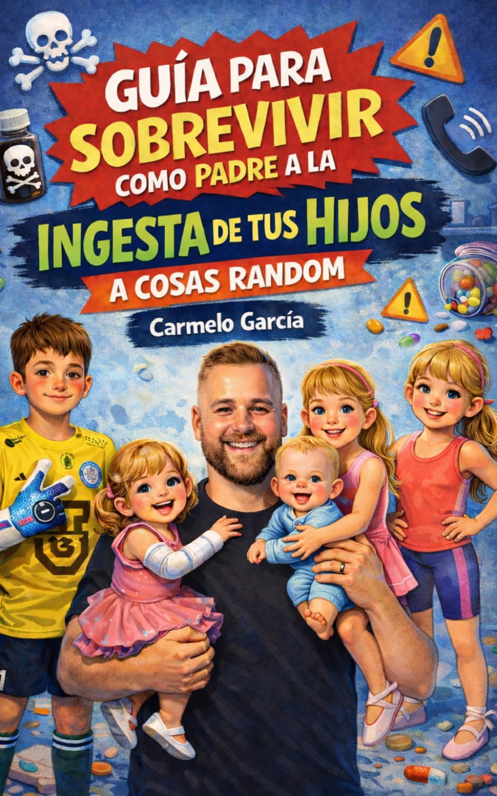 Libro: Guía para sobrevivir como padre a la ingesta de tus hijos a cosas random.: Relatos tragicómicos de la crianza más allá del sentido común