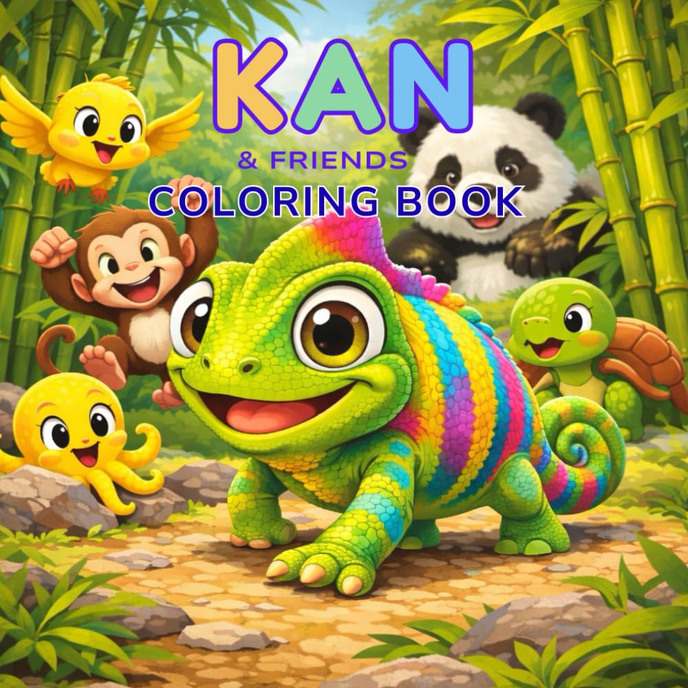 Libro: KAN & FRIENDS: Coloring Book (KAN Baby Coloring Book)