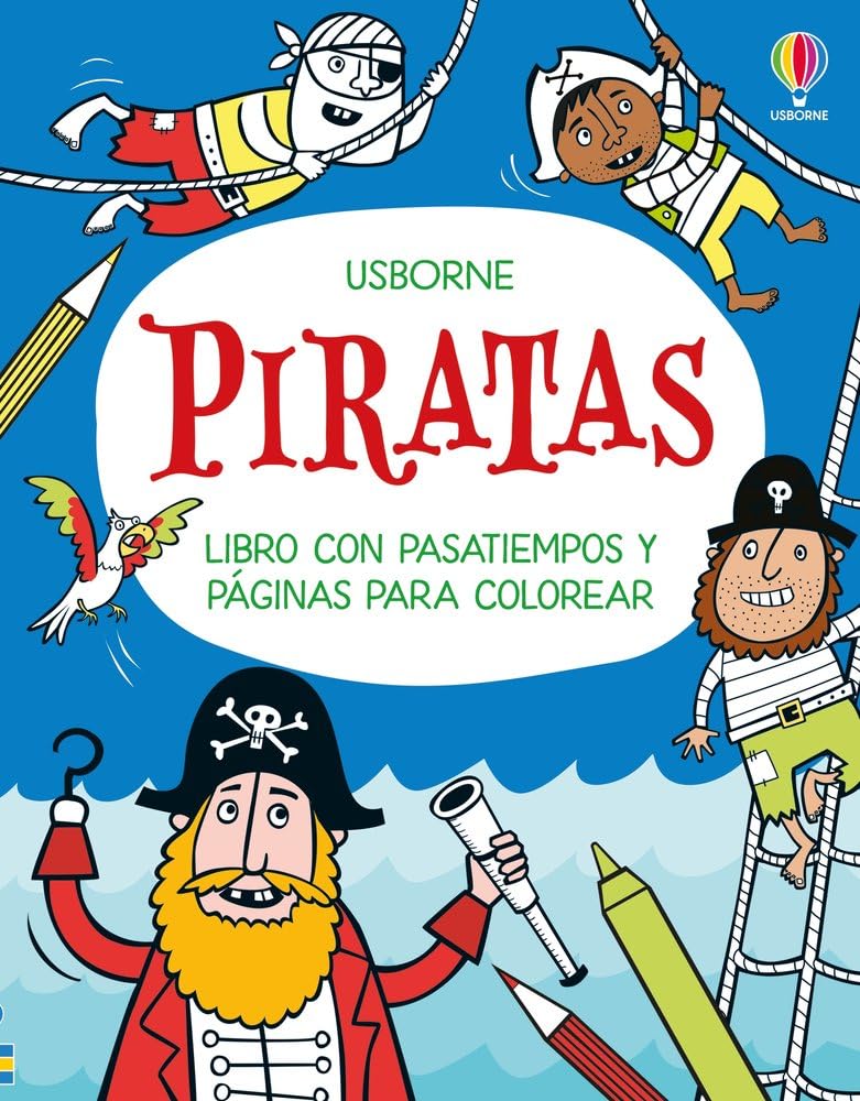 Libro: Piratas - Libro con pasatiempos y páginas para colorear