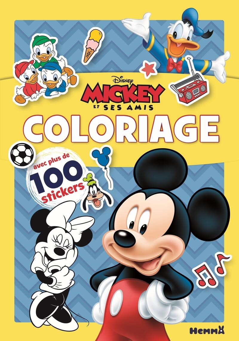 Libro: Coloriage Mickey et ses amis: Avec plus de 100 stickers