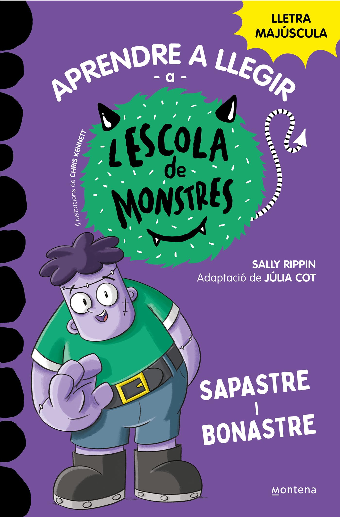 Libro: Aprendre a llegir a l'Escola de Monstres 9 - Sapastre i bonastre: Amb lletra MAJÚSCULA (llibres per a nens a partir de 5 anys)