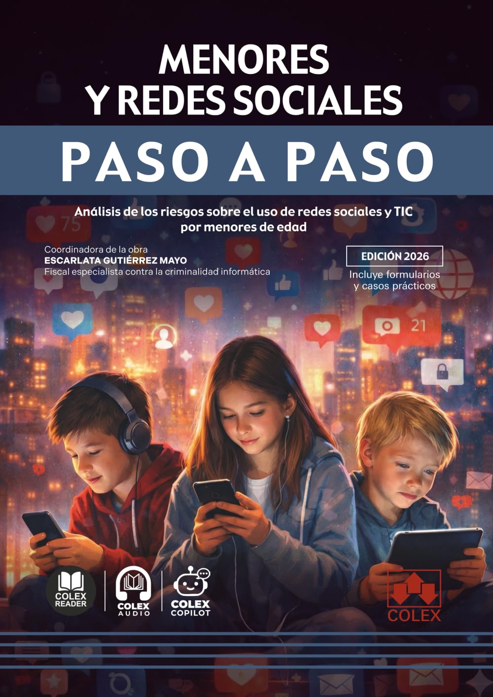 Libro: Menores y redes sociales. Paso a paso: Análisis de los riesgos sobre el uso de redes sociales y TIC por menores de edad (Spanish Edition)