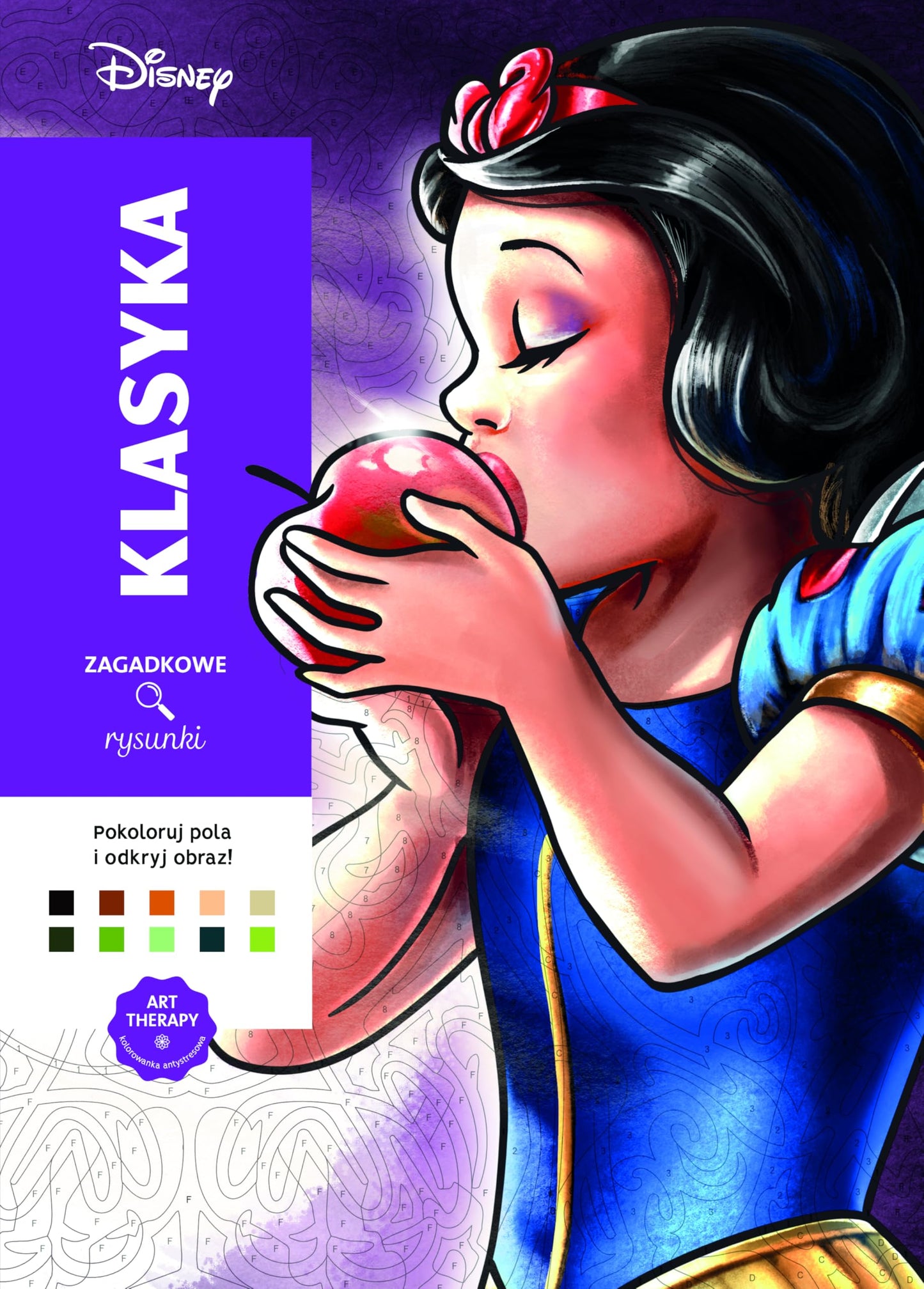 Libro: Art therapy Kolorowanka antystresowa Disney Klasyka Zagadkowe rysunki