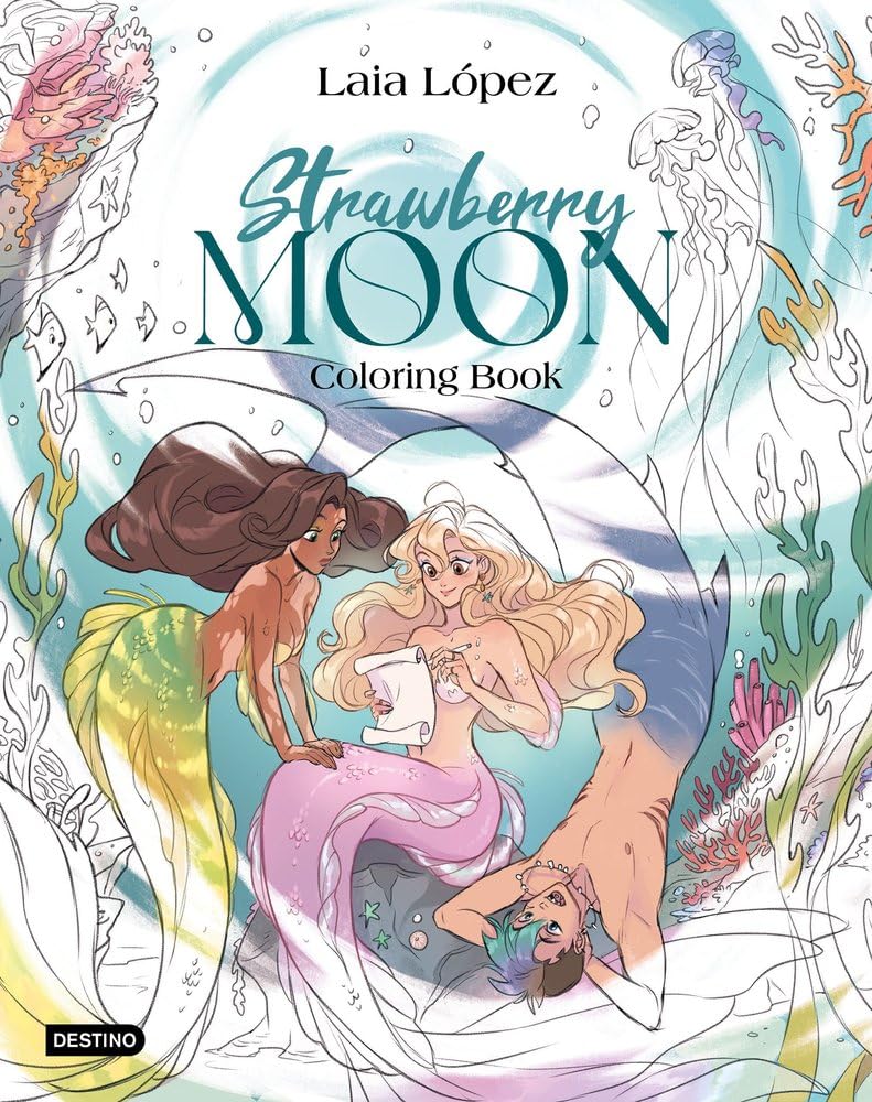 Strawberry Moon. Coloring book (Libros ilustrados)