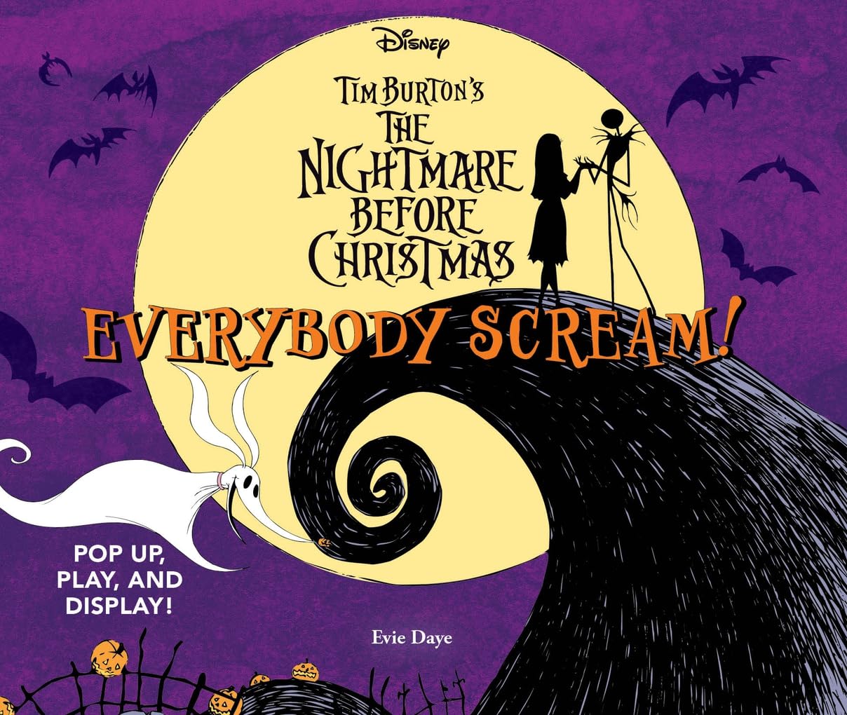 Libro: Everybody Scream!: Disney Tim Burton’s The Nightmare Before Christmas: Pop Up, Play, and Display! (UpLifting Editions)