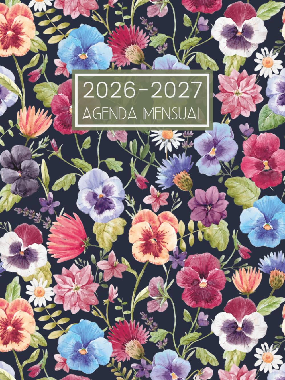 Libro: Agenda Mensual 2026-2027: Calendario Anual por 2 Años de Enero 26 a Diciembre 27 - 1 Mes para 2 Páginas || Planificador Organizador de 24 Meses - Formato Grande (Spanish Edition)