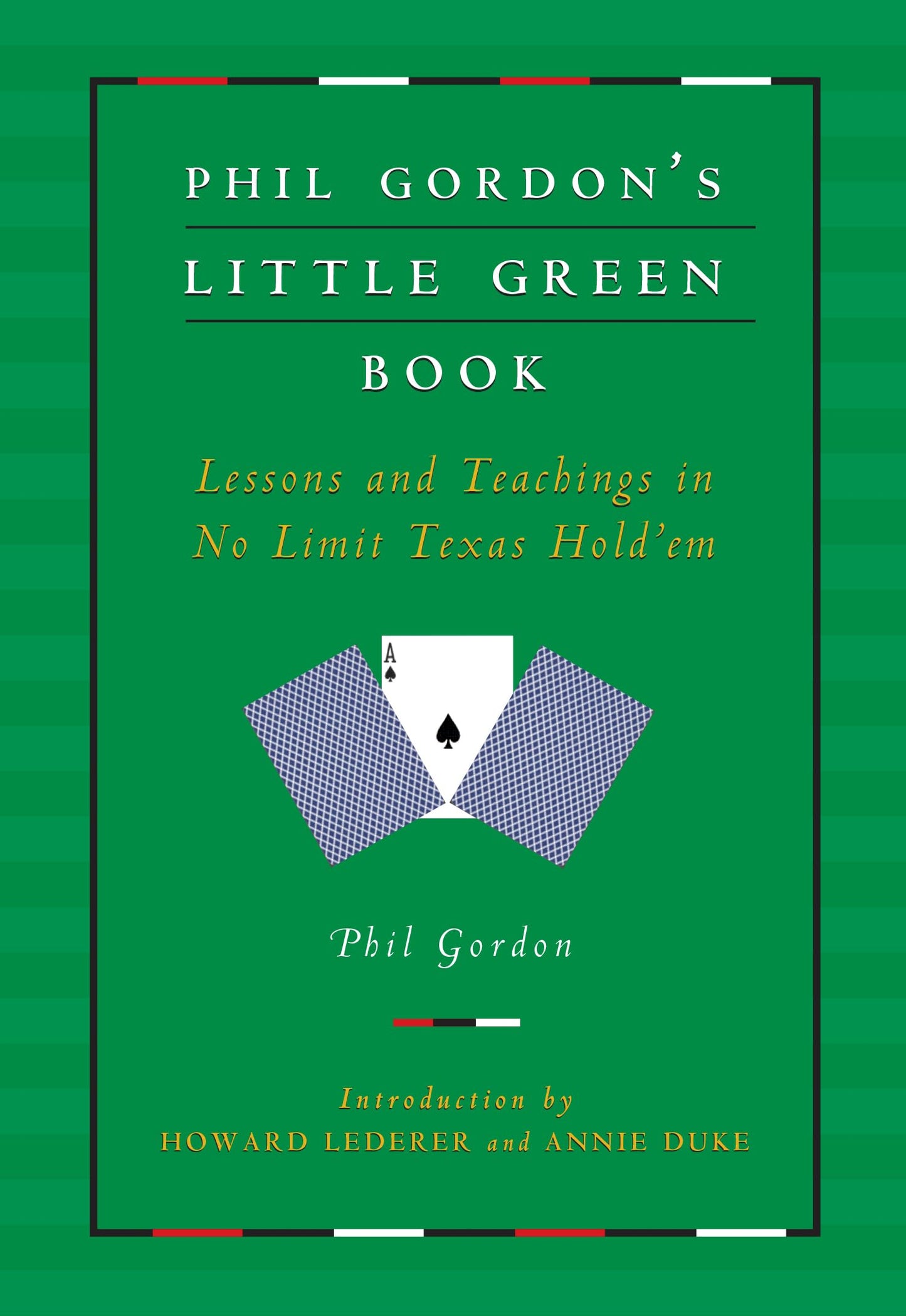 Libro: Phil Gordon's Little Green Book: Lessons and Teachings in No Limit Texas Hold'em