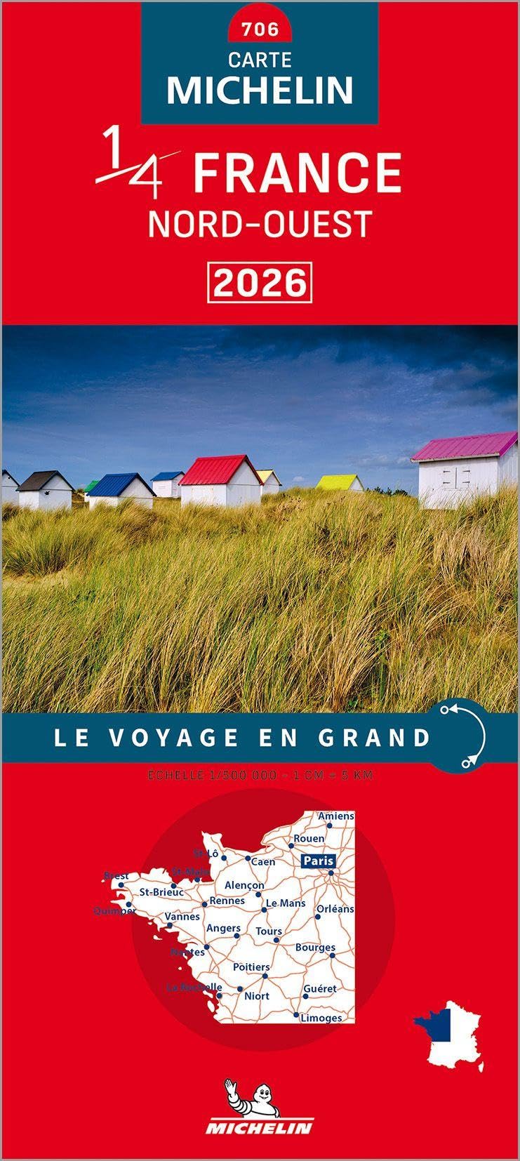 Libro: France Nord-Ouest 1:500.000 (Mapas National)