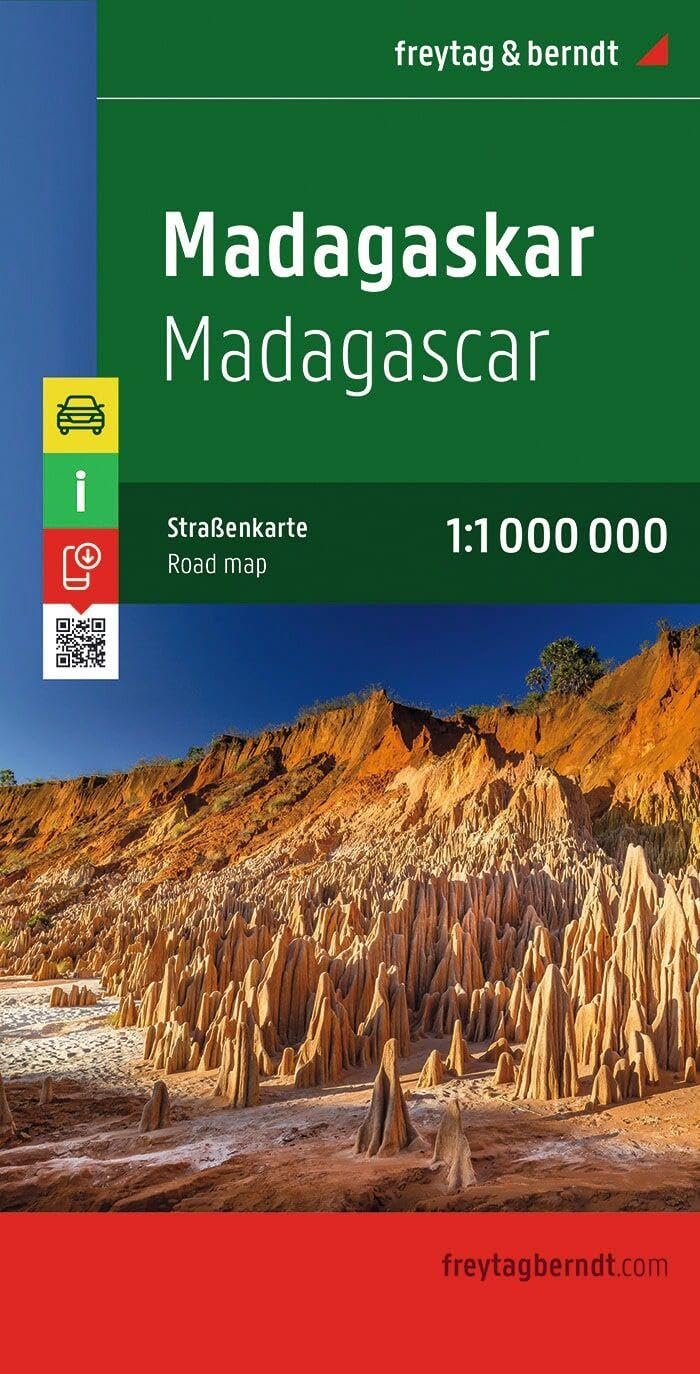 Libro: Madagaskar : autokarte = Madagascar : mapa de carreteras = Madagaskar : autokaart