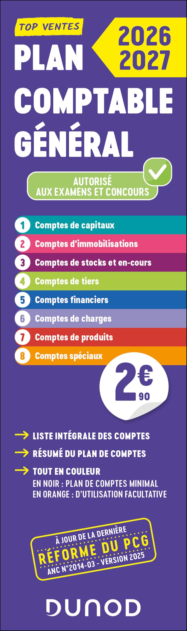 Libro: Plan comptable général - PCG - 2026-2027: Liste intégrale des comptes