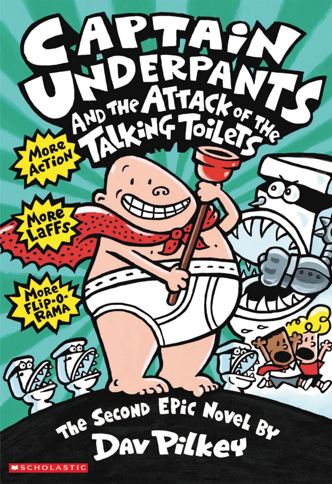 Libro: Captain Underpants & The Attack of the Talking Toilets