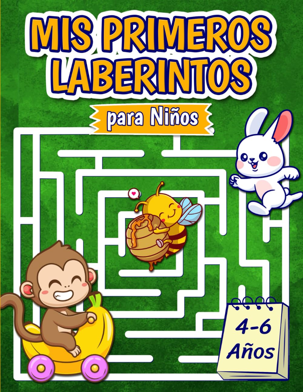 Libro: Mis Primeros Laberintos para Niños 4-6 Años: Libro Infantil con Ejercicios de Lógica y Motricidad Fina Interactivo con Juegos de Rompecabezas