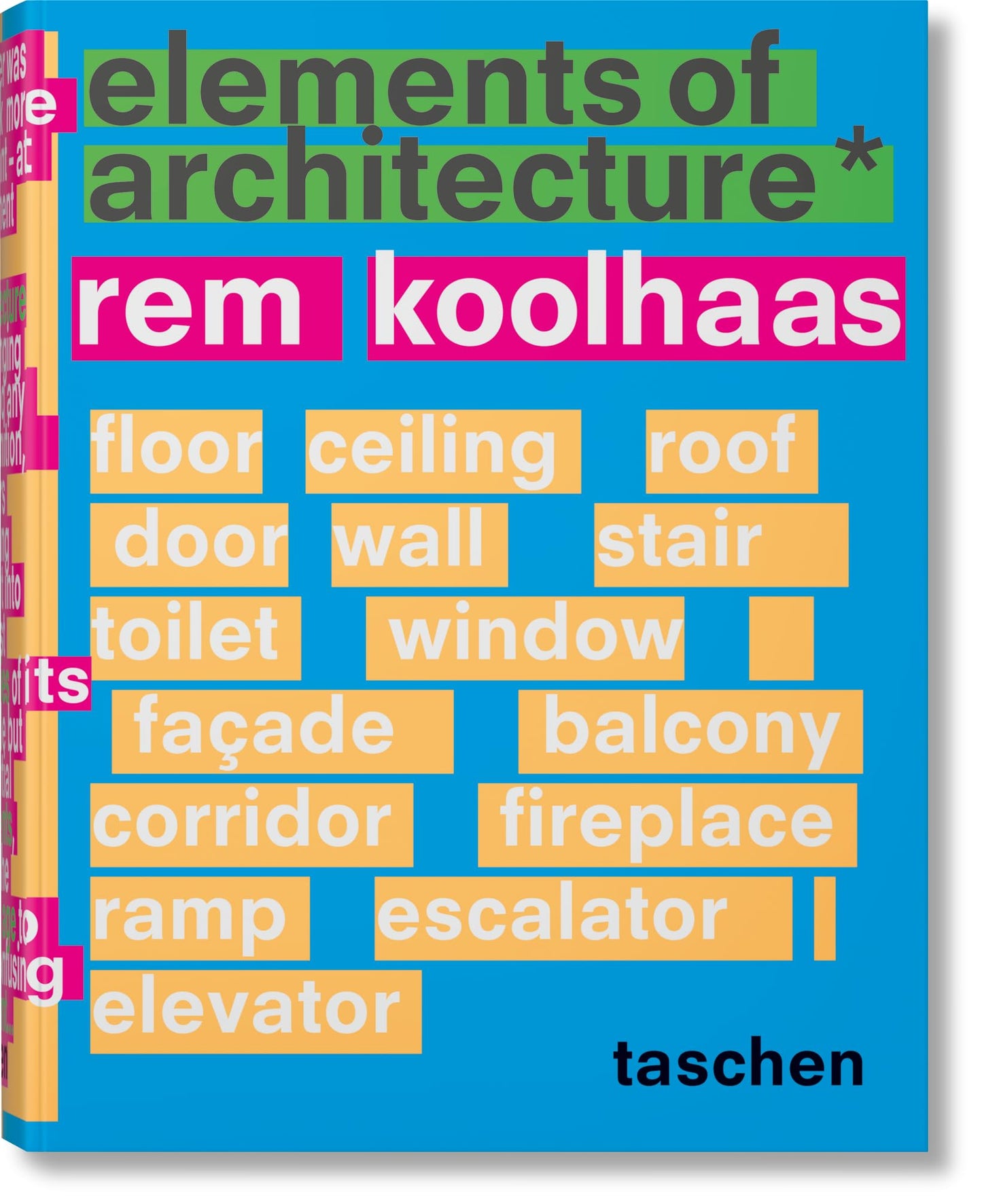 Libro: Rem Koolhaas. Elements of Architecture (Varia)