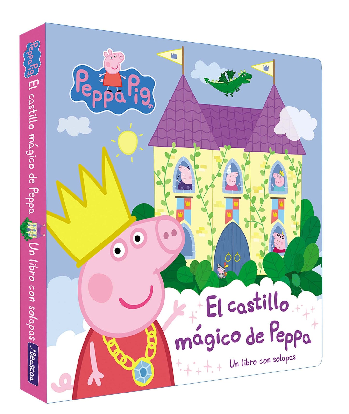 Libro: Peppa Pig. Libro de cartón con solapas - El castillo mágico de Peppa: Un libro de cartón con solapas