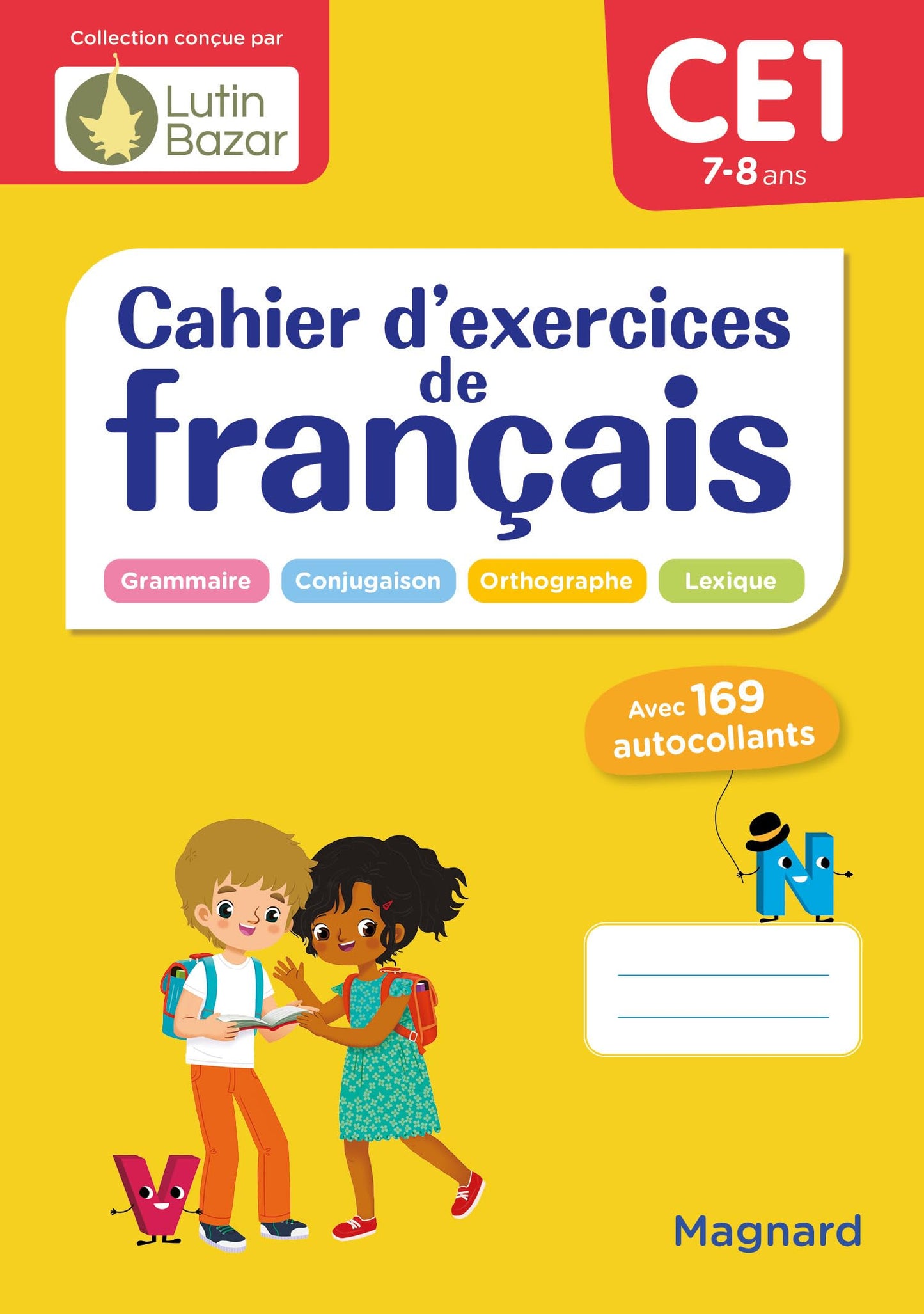 Libro: Cahier d'exercices de français CE1: Une collection conçue par Lutin Bazar