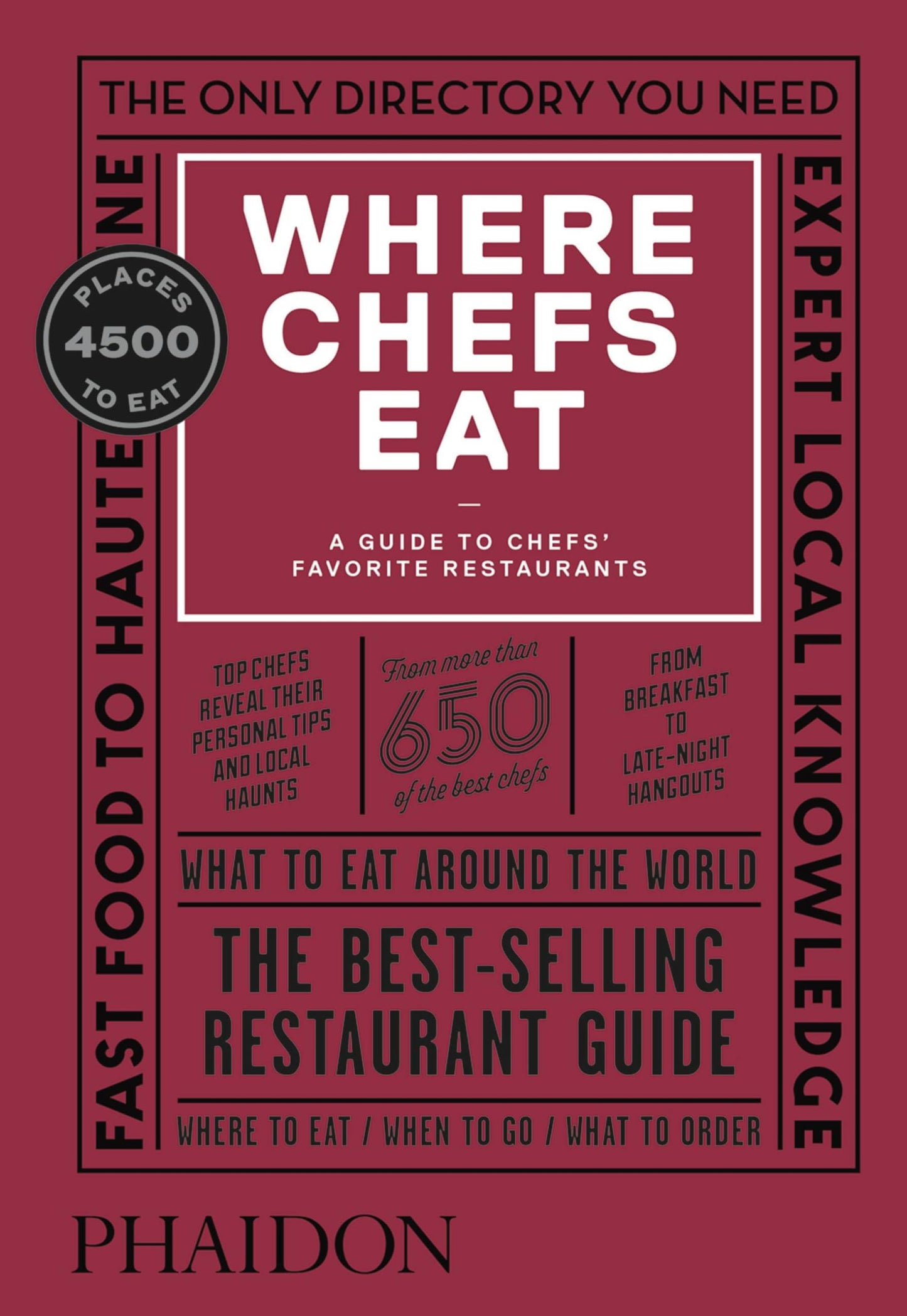 Libro: Where Chefs Eat: A Guide to Chefs' Favorite Restaurants