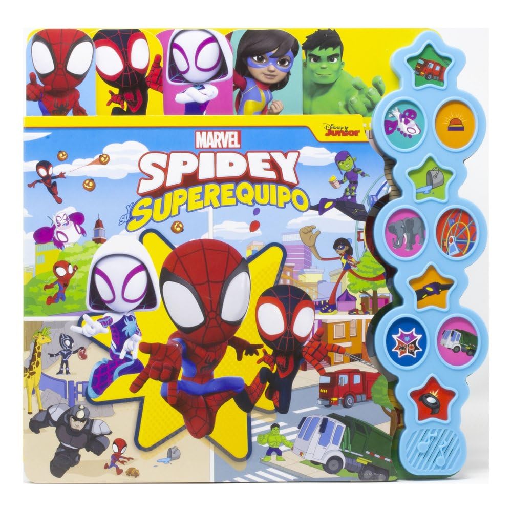 Libro: Spidey y su superequipo. Libro con 10 sonidos