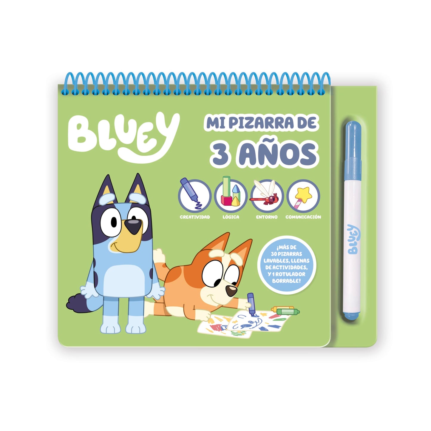 Libro: MI PIZARRA DE 3 AÑOS - BLUEY