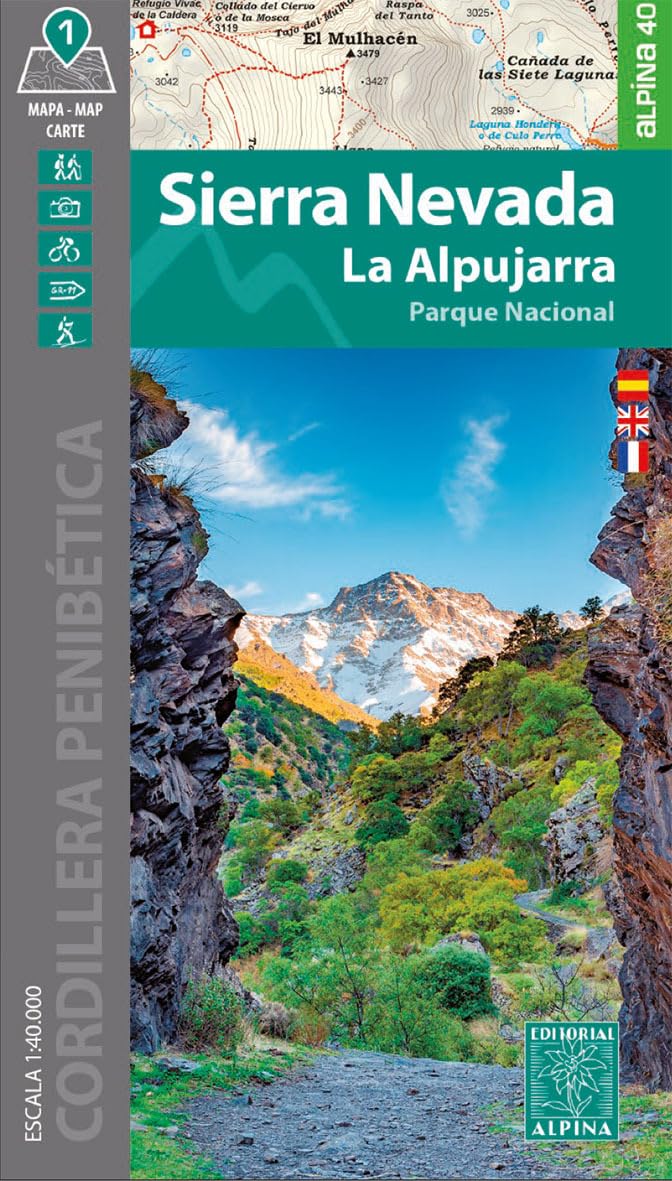 Libro: Mapa Sierra Nevada. La Alpujarra: 1:40000