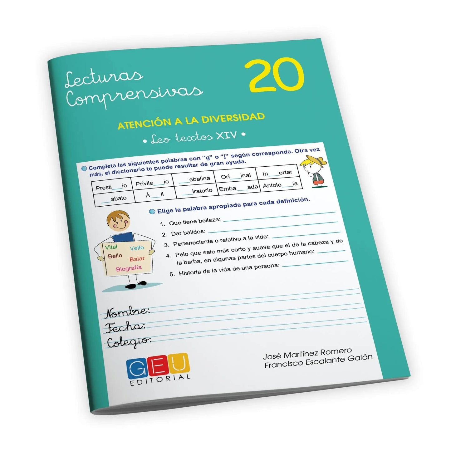 Libro: Lecturas Comprensivas 20