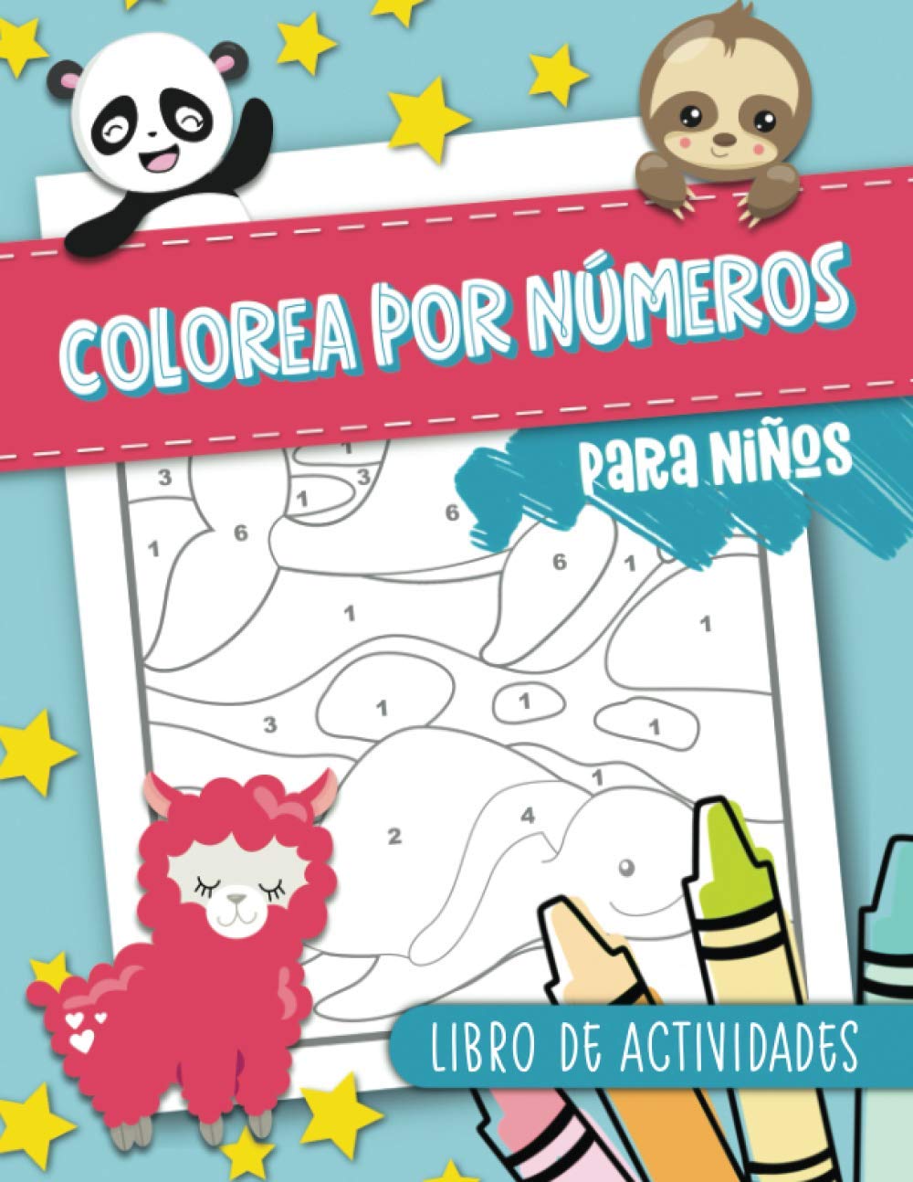 Libro: Colorea por números para niños: Libro de actividades