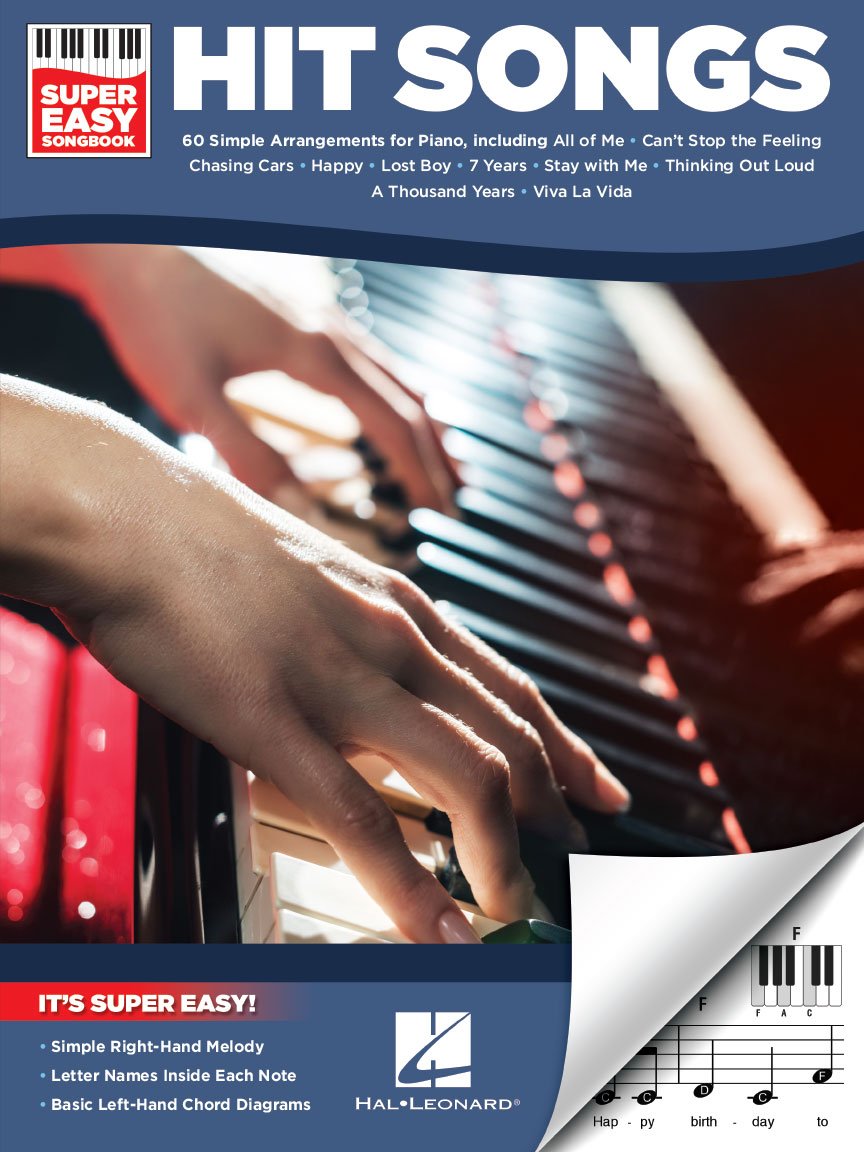 Libro: Hit songs - super easy songbook - piano