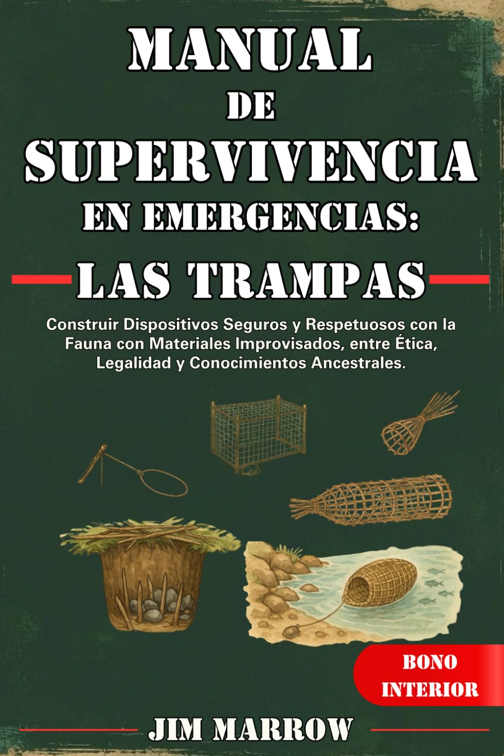 Libro: Manual de Supervivencia en Emergencias: las Trampas: Construir Dispositivos Seguros y Respetuosos con la Fauna con Materiales Improvisados, entre Ética, Legalidad y Conocimientos Ancestrales.