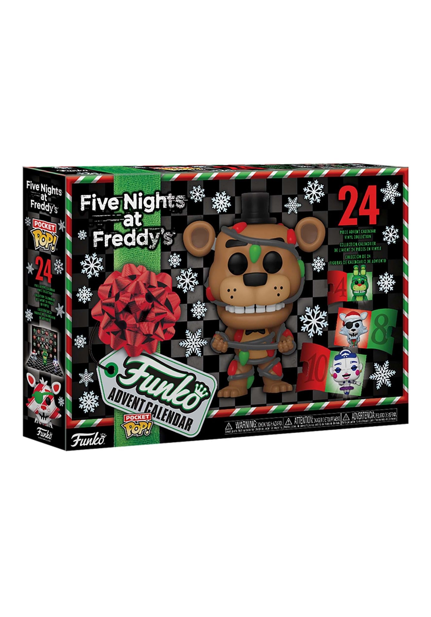 Funko Pop! Advent Calendar: Five Night At Freddy's (FNAF) - 24 Days of Surprises - Collectible Vinyl Mini Figures - Mystery Box