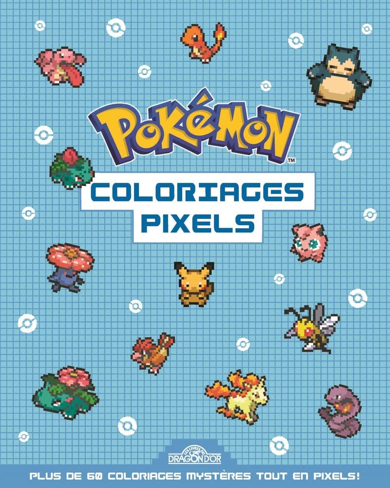 Libro: Pokémon: Coloriages pixels