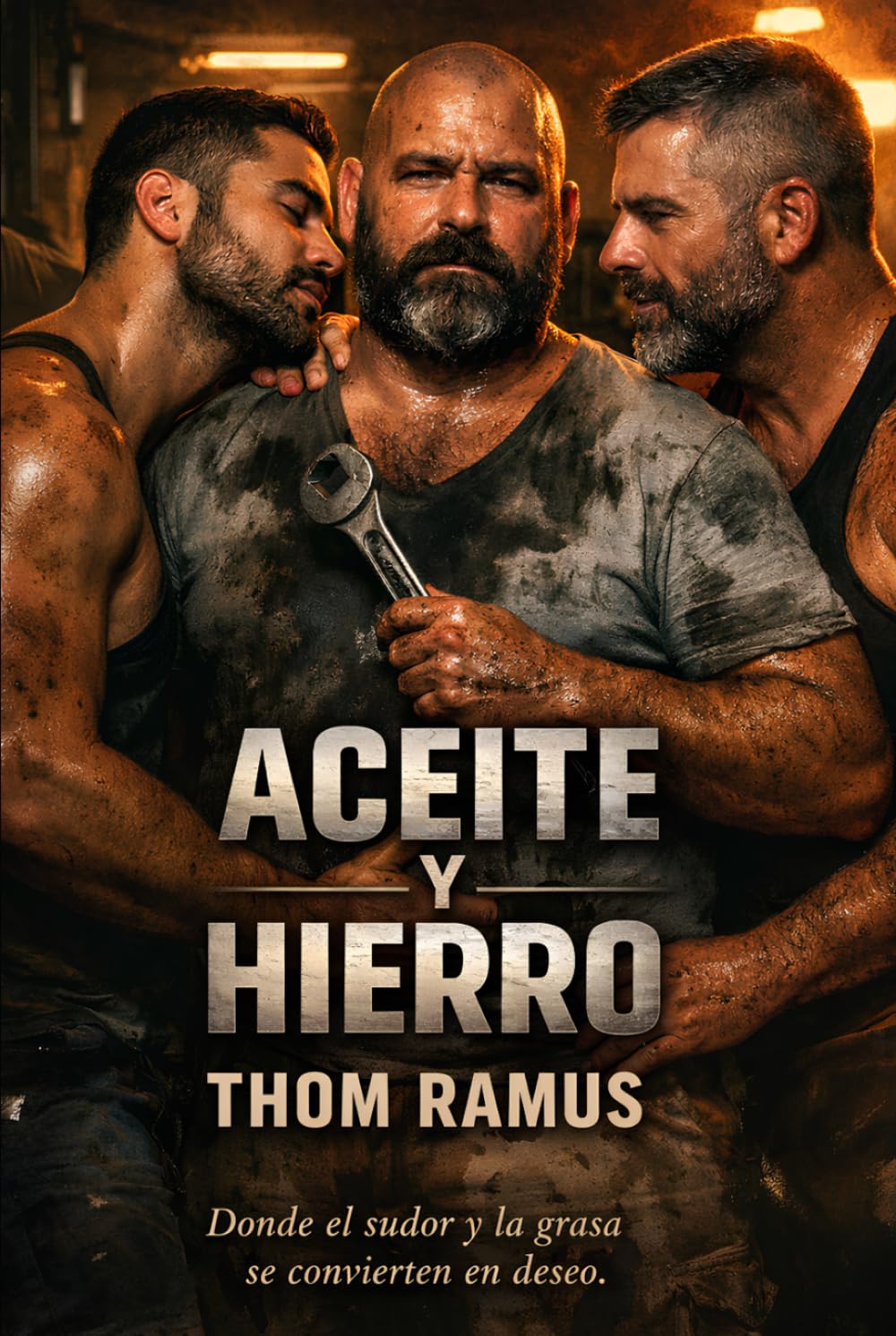 Libro: Aceite y hierro: Tres hombres, un taller y un verano donde todo cambia (Spanish Edition)