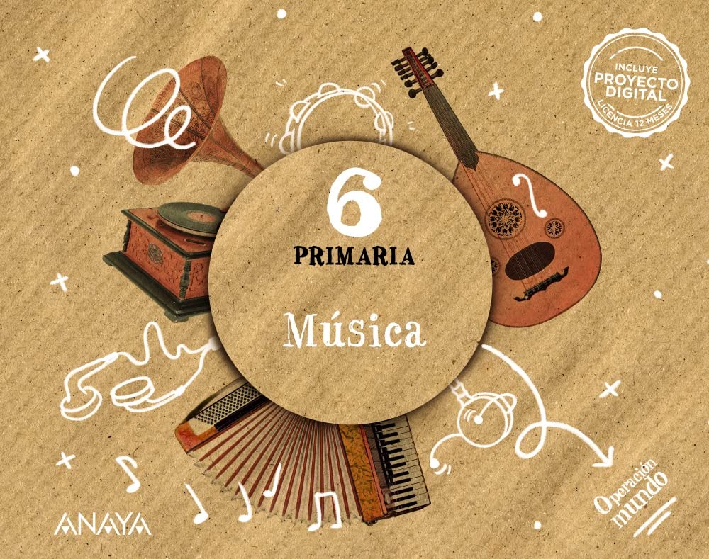 Libro: Música 6 (Operación Mundo)