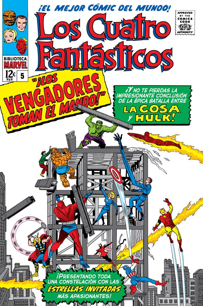 Libro: BIBLIOTECA MARVEL LOS 4 FANTÁSTICOS 5. 1963-64: FANTASTIC FOUR 21-26 USA