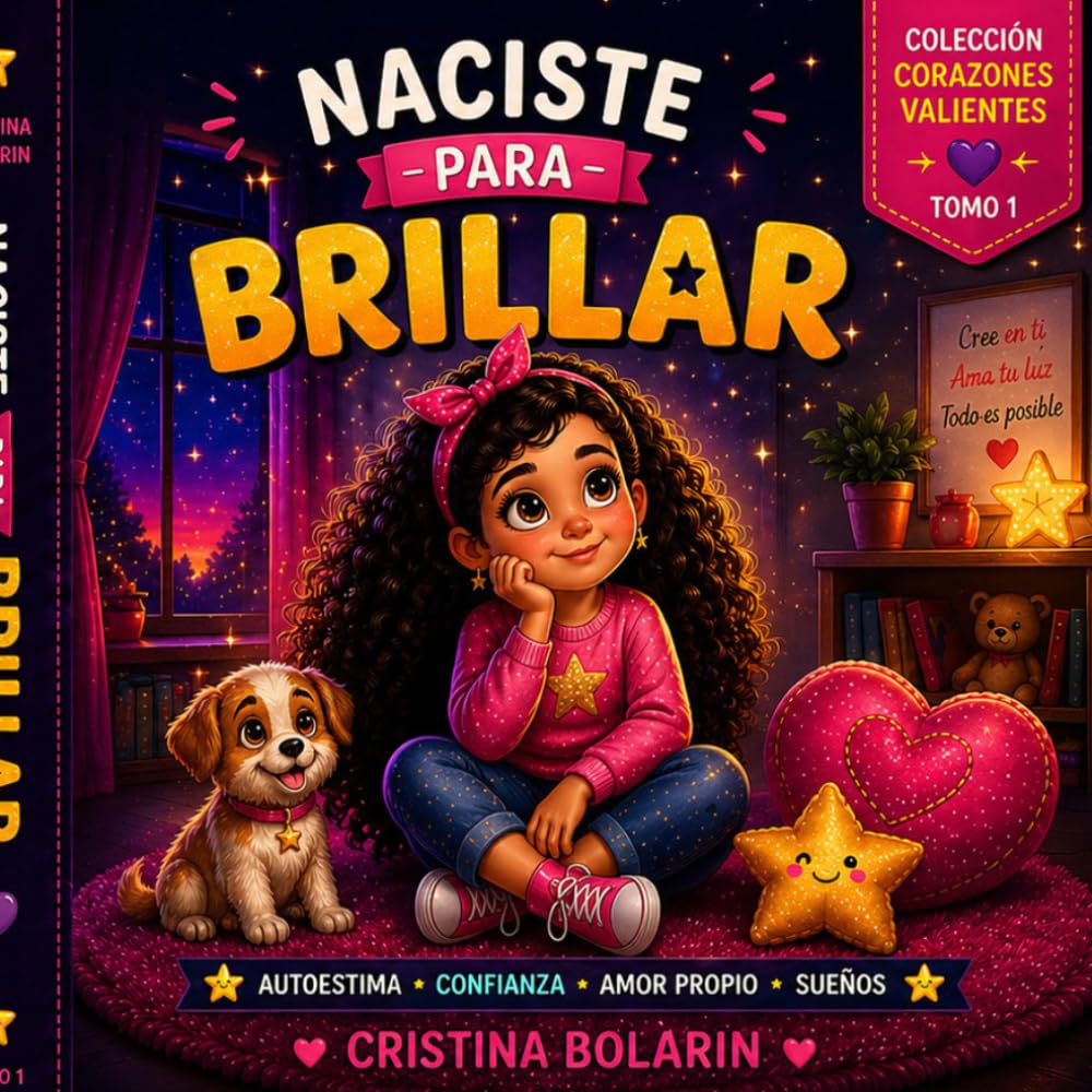 Libro: Naciste para Brillar: Un cuento infantil sobre autoestima, valentía y confianza. (Star Kids Editorial - Colección Corazones Valientes) (Spanish Edition)