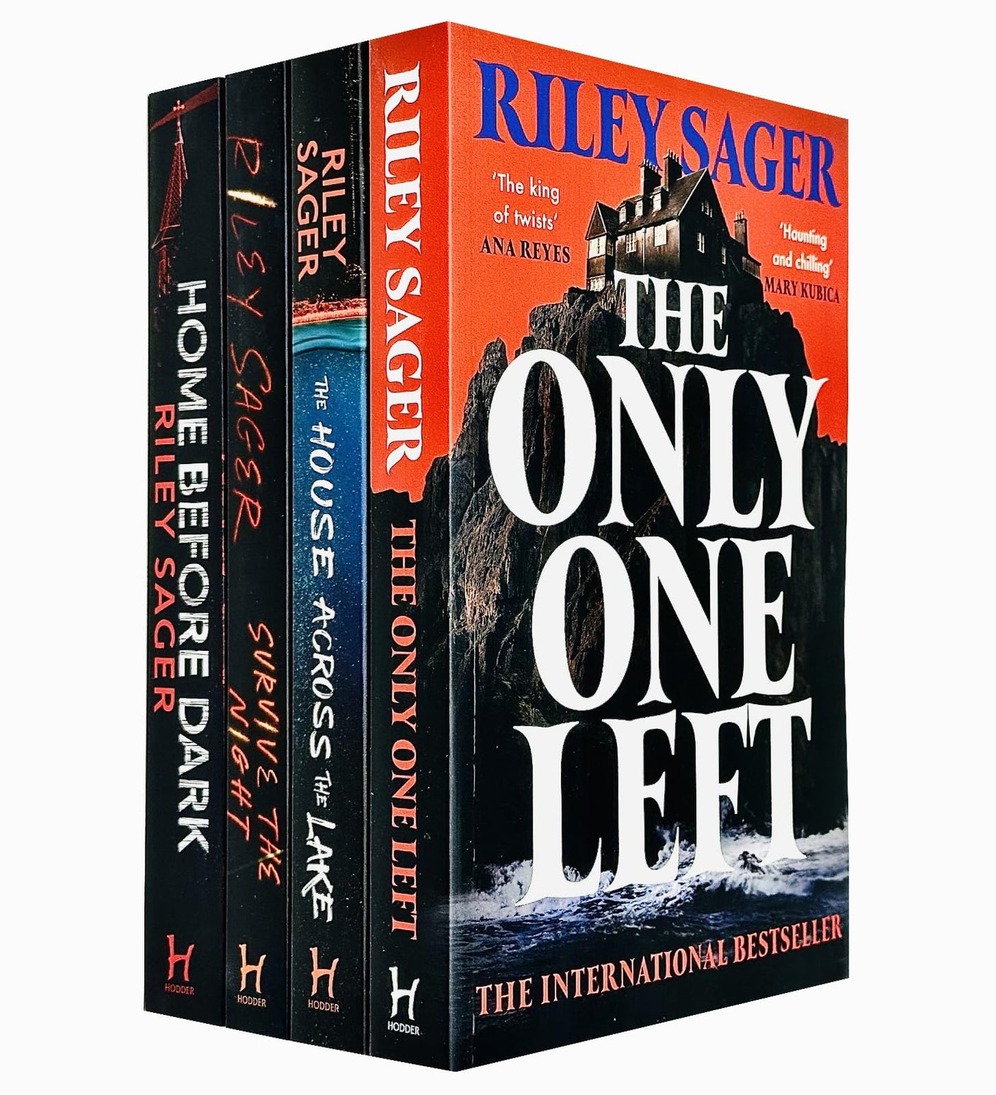 Libro: Riley Sager 4 Books Collection Set (Home Before Dark, Survive The Night, The House Across The Lake & The Only One Left)