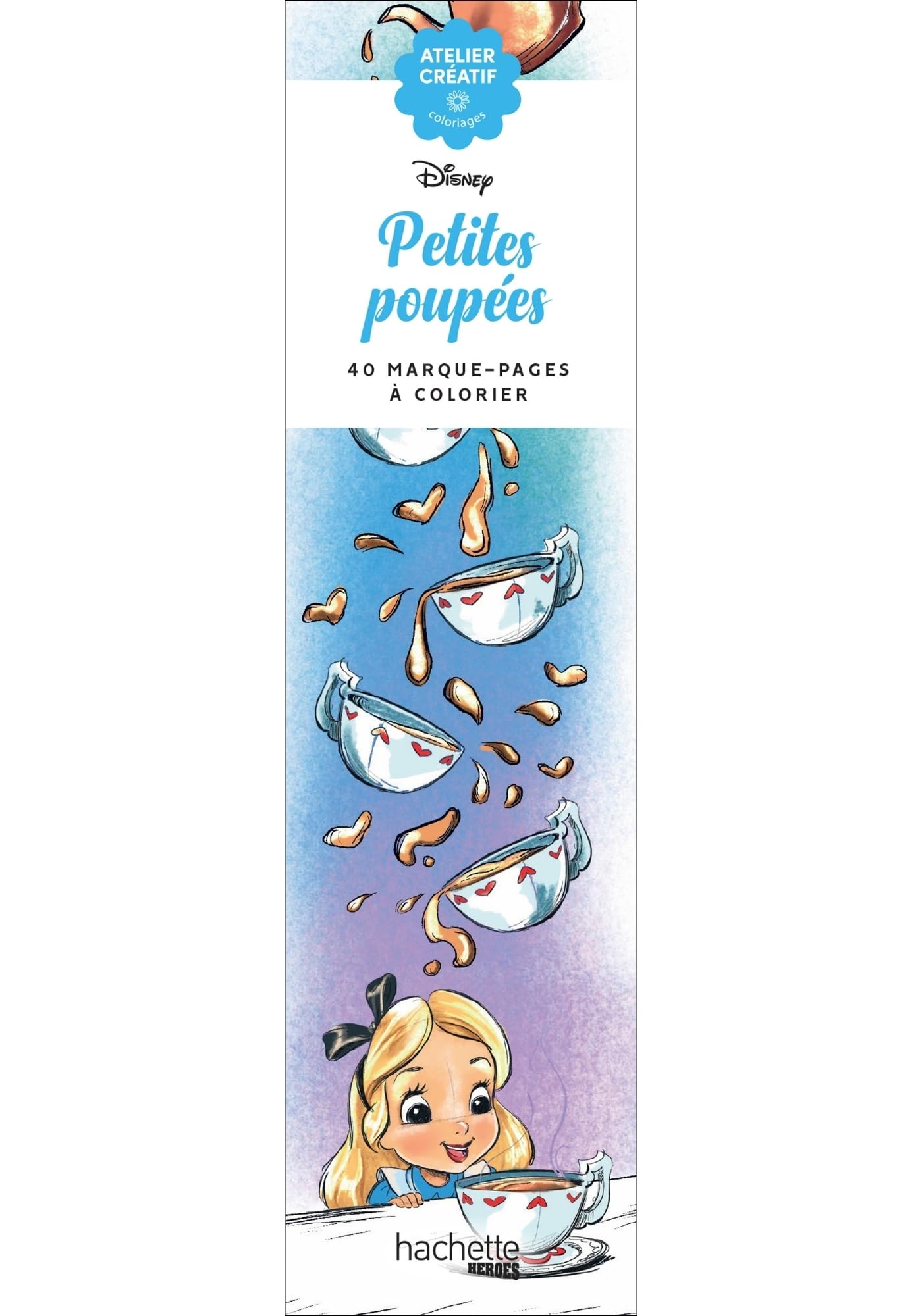 Petites poupées: 40 marque-pages à colorier