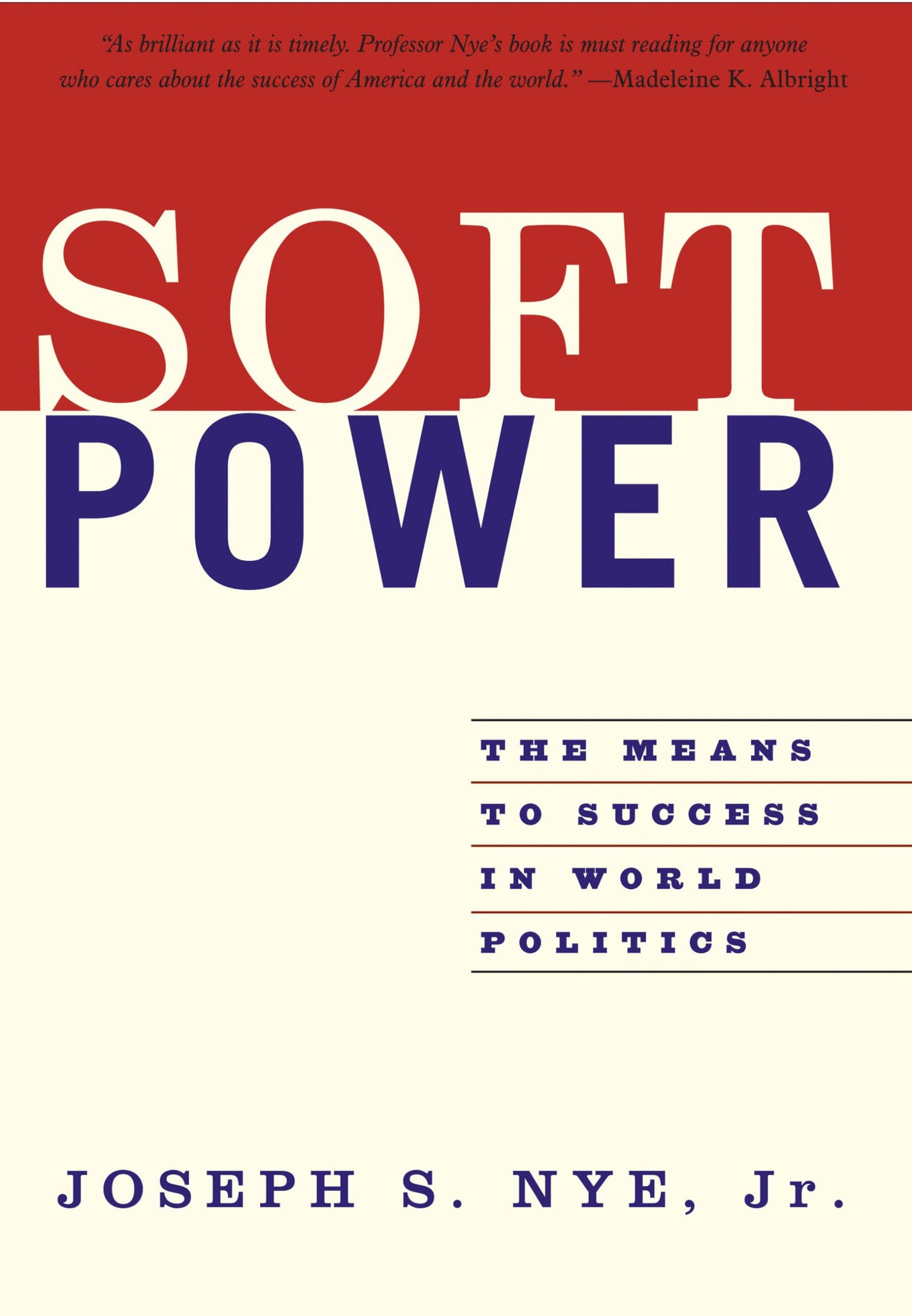 Libro: Soft Power: The Means To Success In World Politics