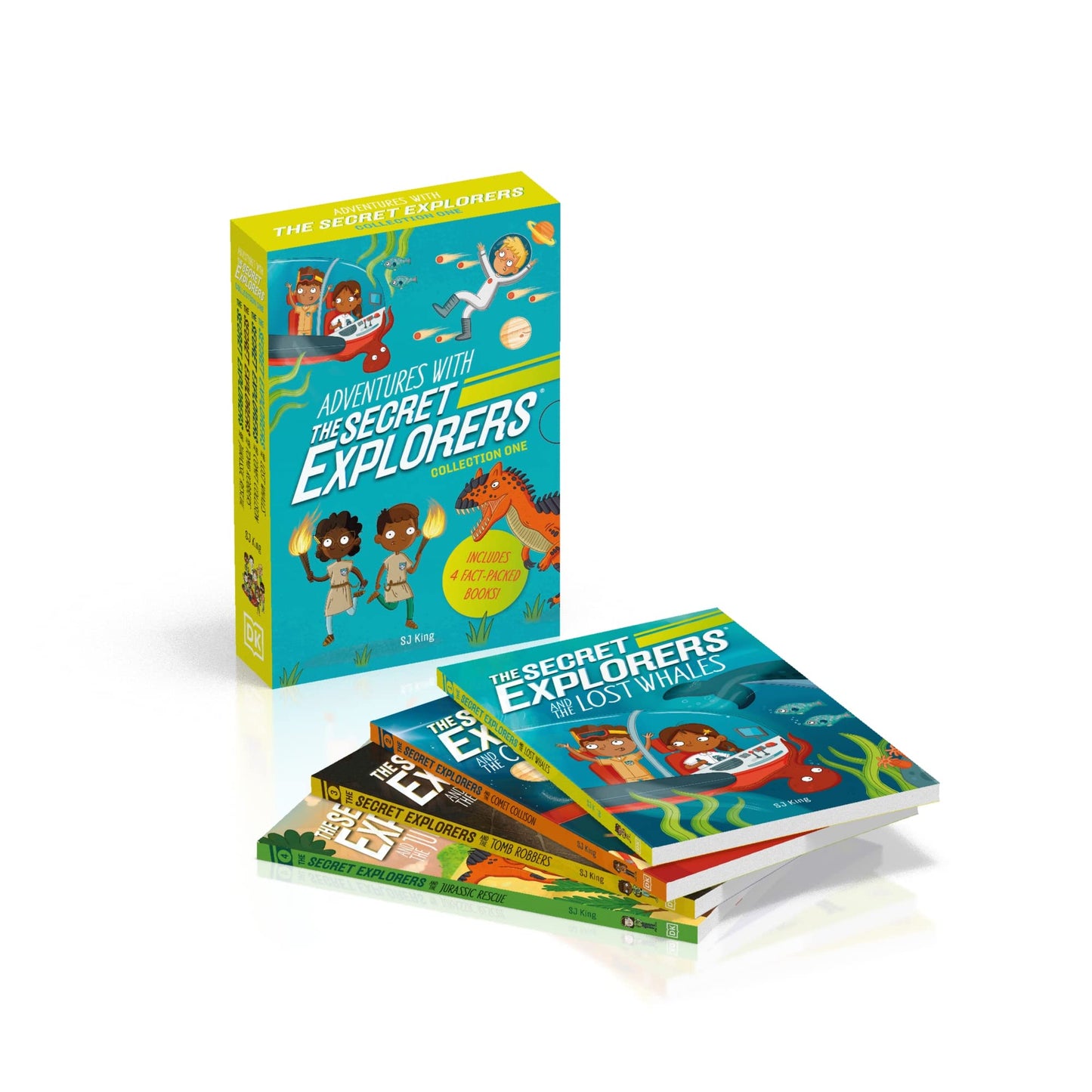 Libro: Adventures with The Secret Explorers: Collection One: 4-Book Box Set of Educational Fiction Chapter Books Books