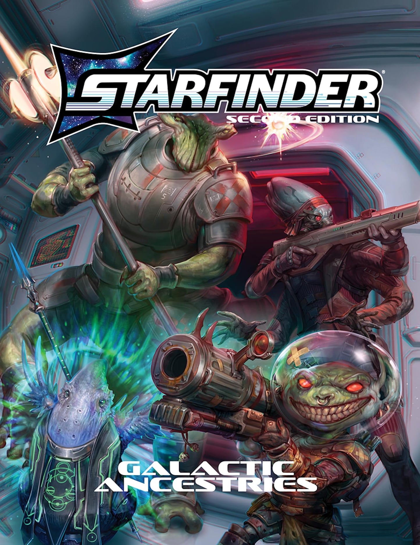 Libro: Paizo Starfinder Galactic Ancestries Hardcover - 21 New Playable Alien Ancestries for Starfinder Second Edition RPG, Compatible with Pathfinder 2E