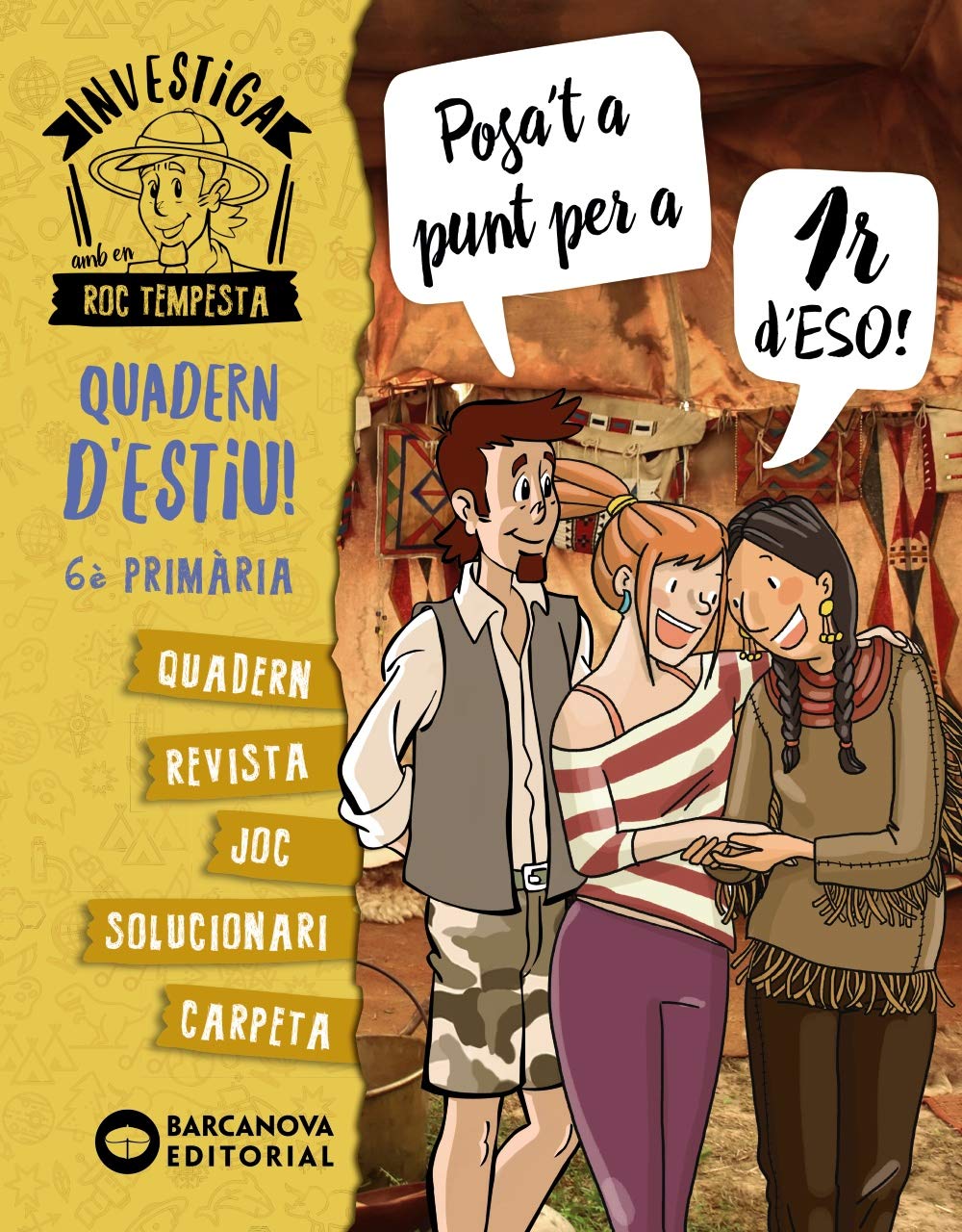 Libro: Investiga amb Roc Tempesta 6è. Posa't a punt per a 1r d'ESO